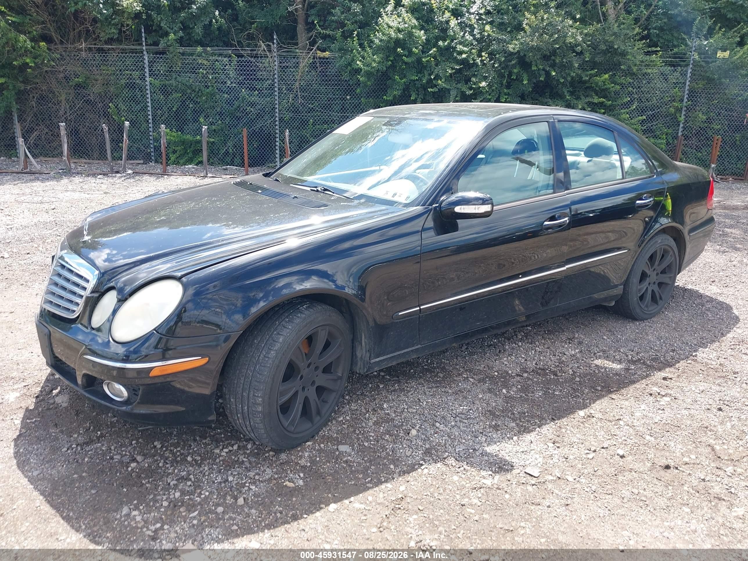 2006 Mercedes-benz E 350 4matic Black vin: WDBUF87J76X184624