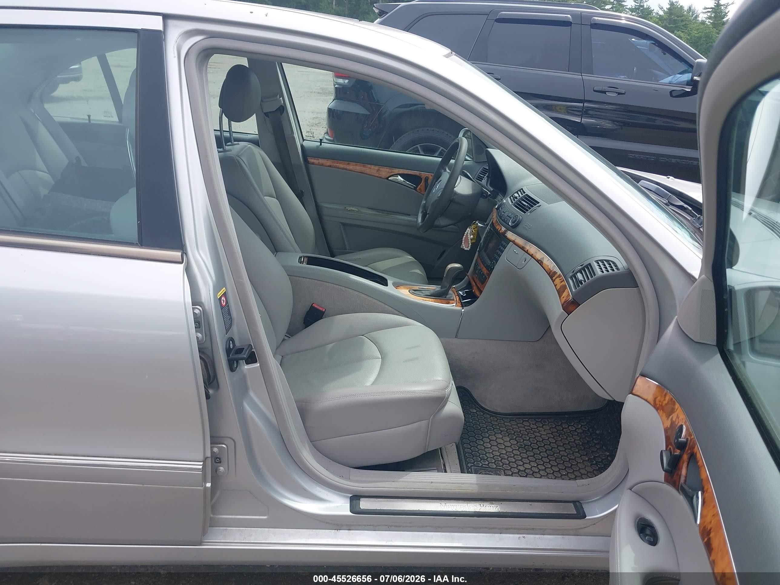 2006 Mercedes-benz E 350 4matic Silver vin: WDBUF87J96X180591