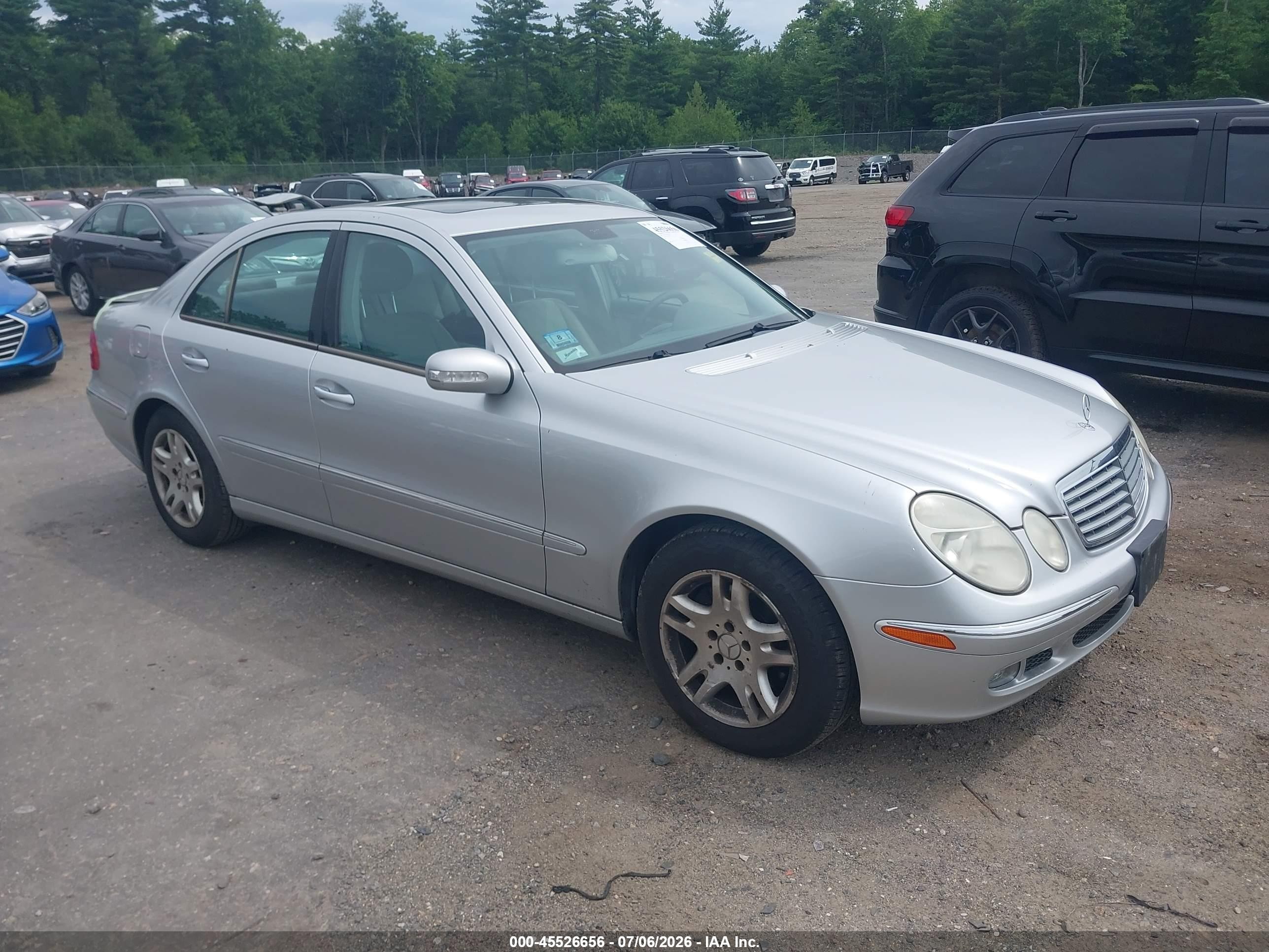 2006 Mercedes-benz E 350 4matic Silver vin: WDBUF87J96X180591