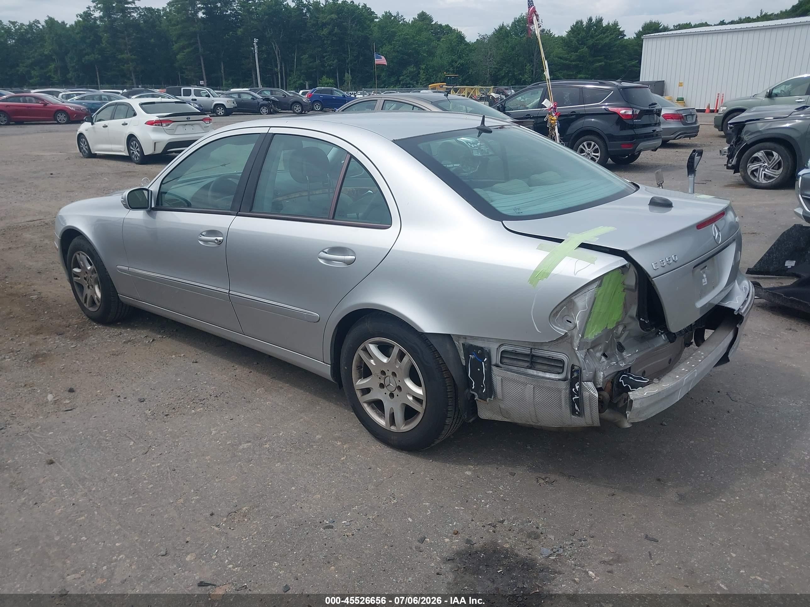 2006 Mercedes-benz E 350 4matic Silver vin: WDBUF87J96X180591