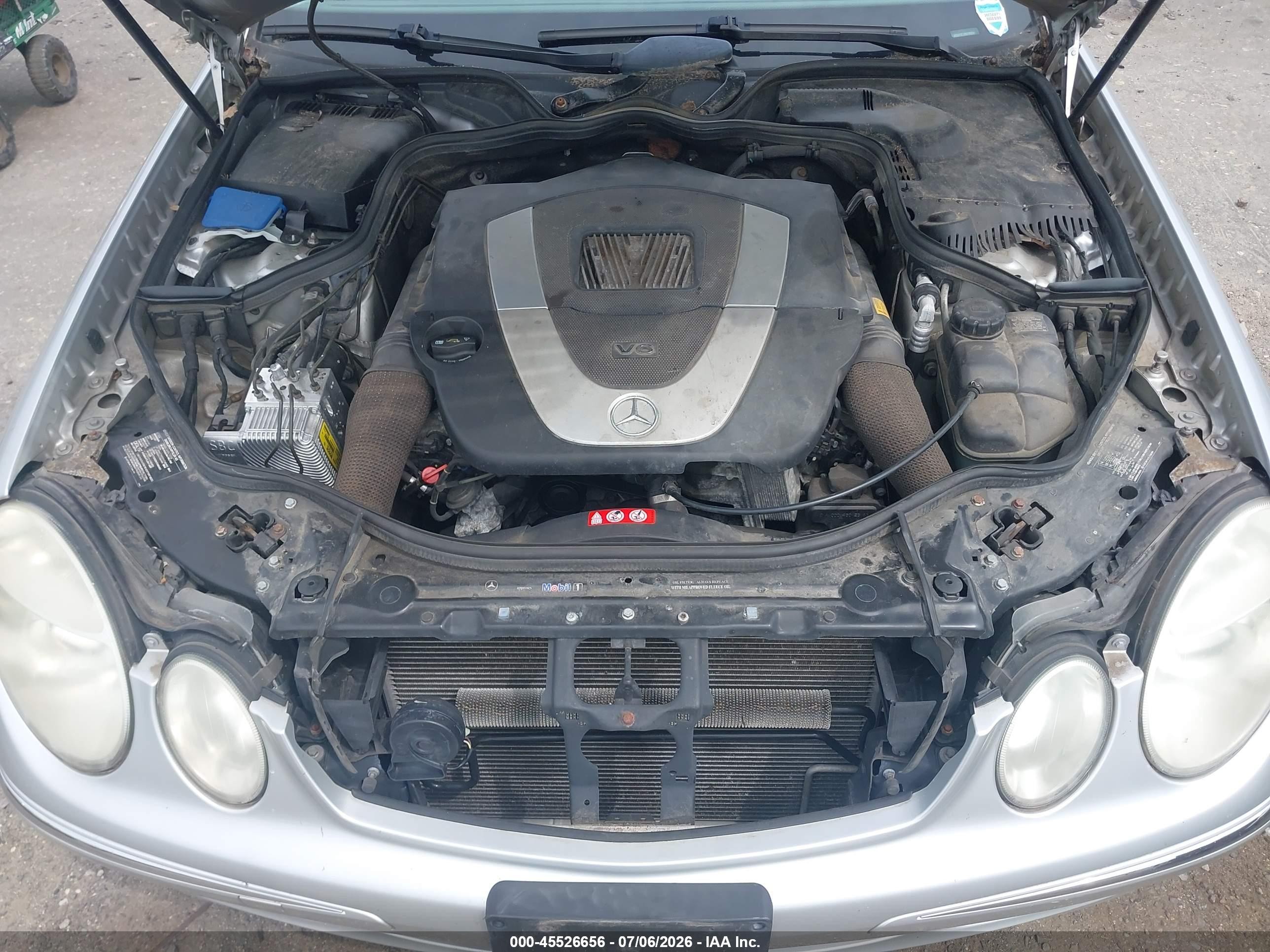 2006 Mercedes-benz E 350 4matic Silver vin: WDBUF87J96X180591