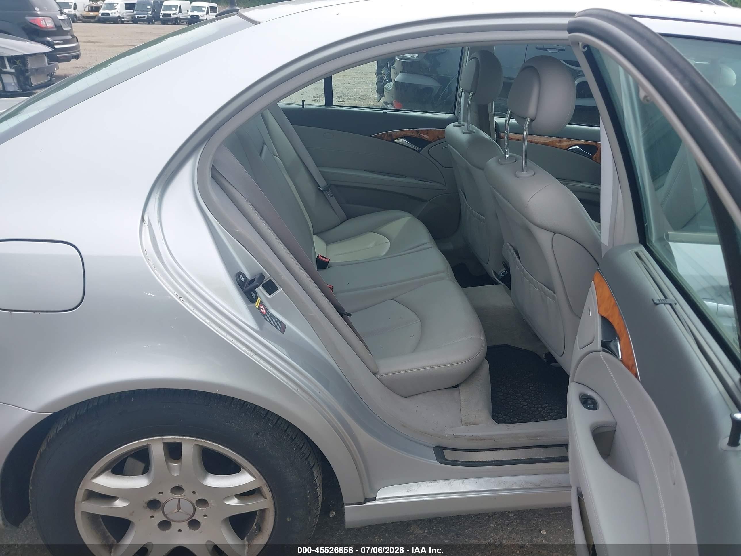 2006 Mercedes-benz E 350 4matic Silver vin: WDBUF87J96X180591