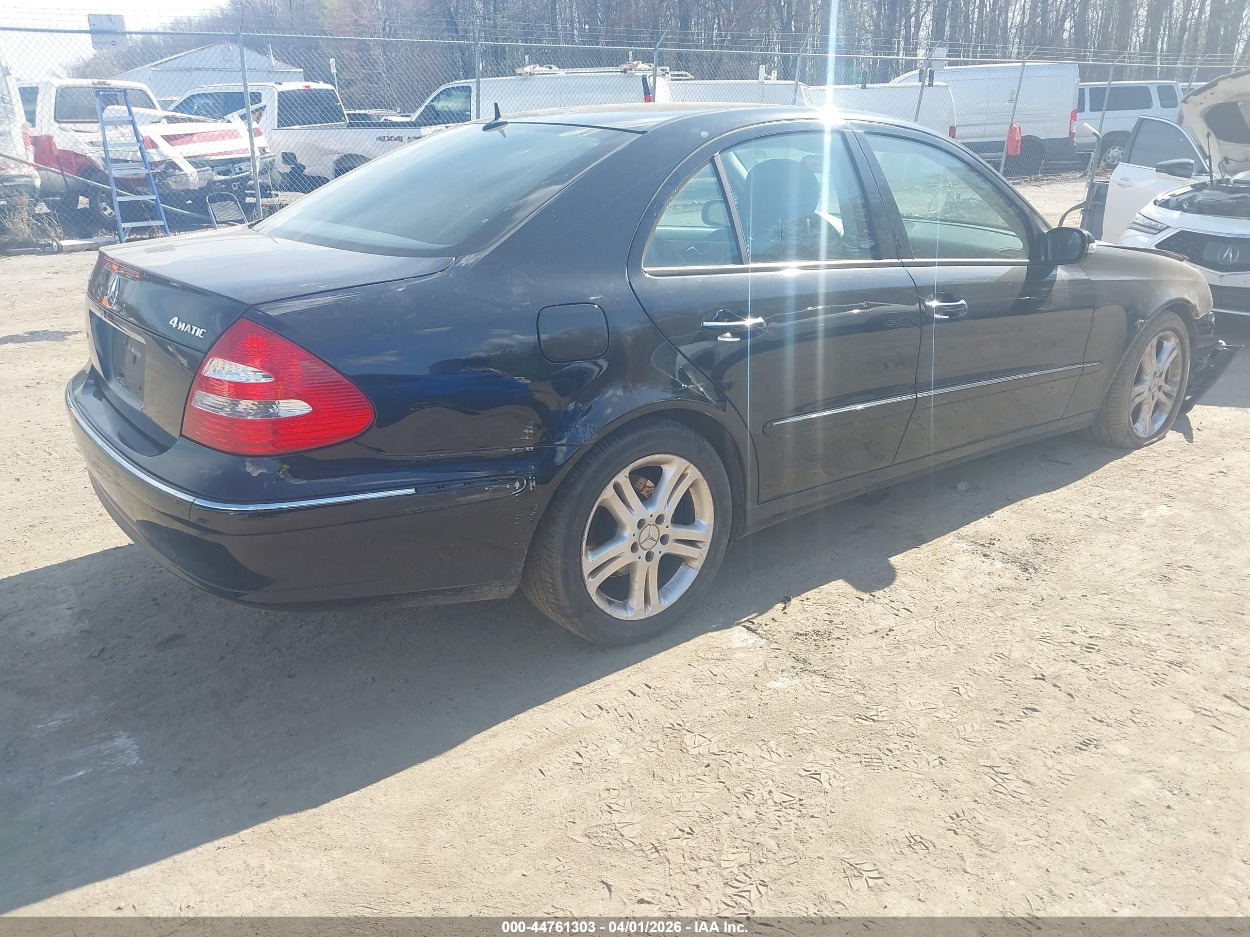 2006 Mercedes-benz E 350 4matic Черный vin: WDBUF87J96X200063