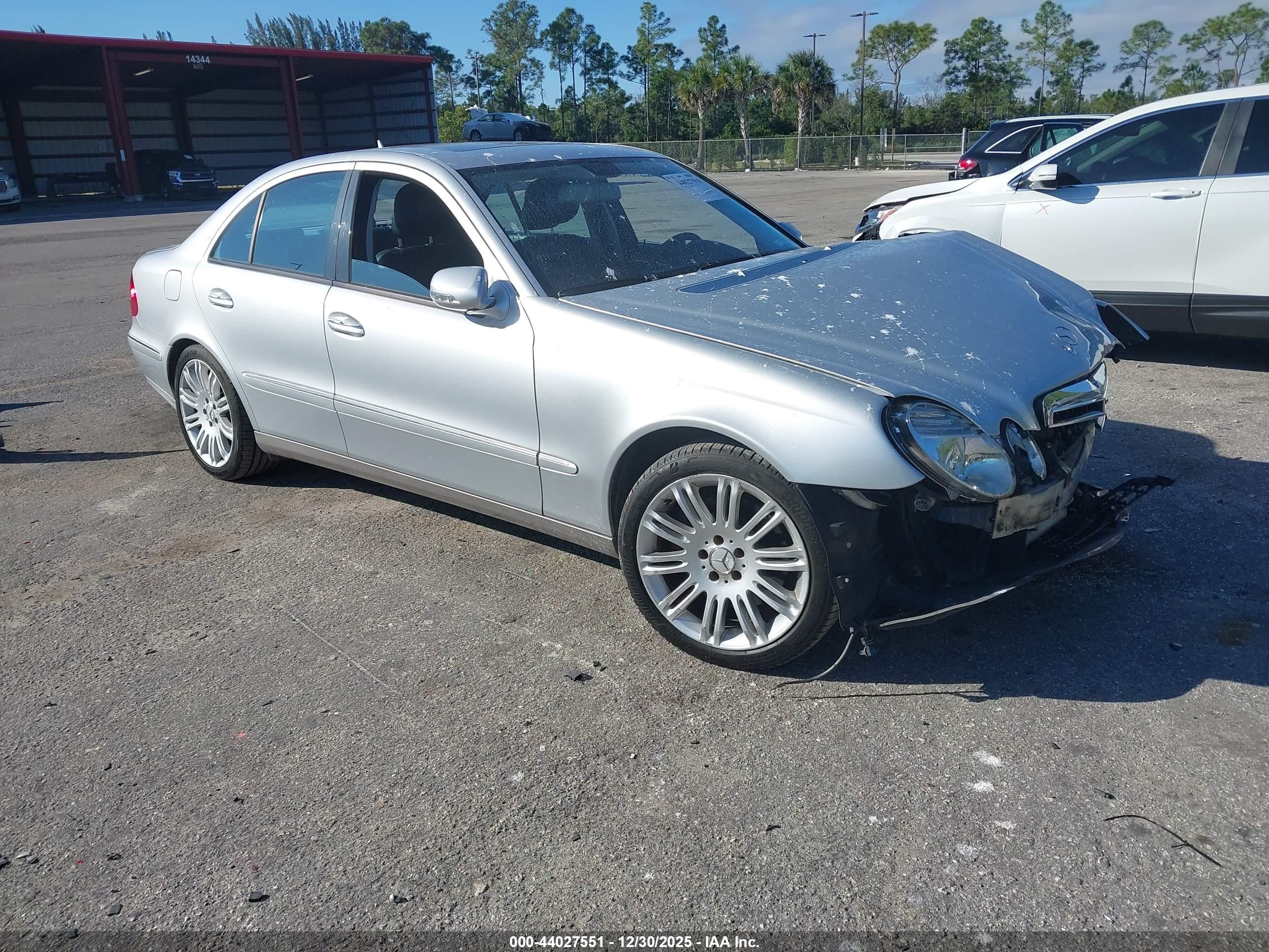 2007 Mercedes-benz E 350 4matic Серебряный vin: WDBUF87X07B173435