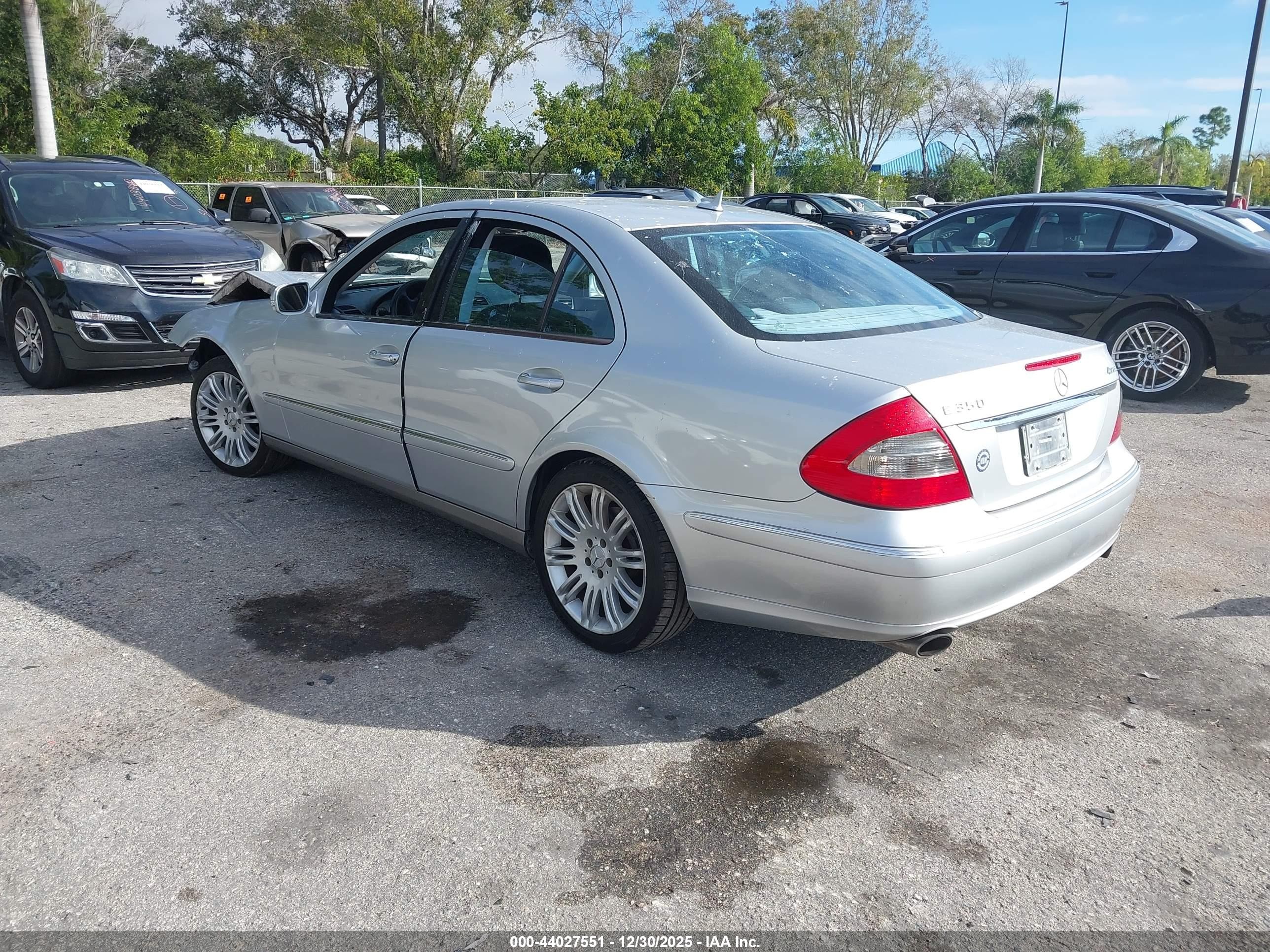2007 Mercedes-benz E 350 4matic Серебряный vin: WDBUF87X07B173435