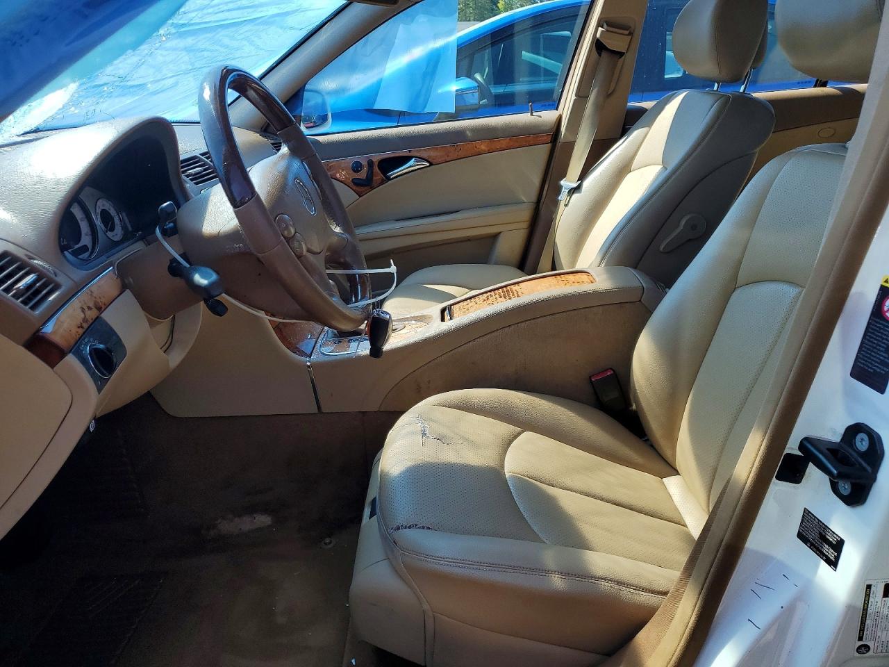 2008 Mercedes-benz E 350 4matic White vin: WDBUF87X08B301299