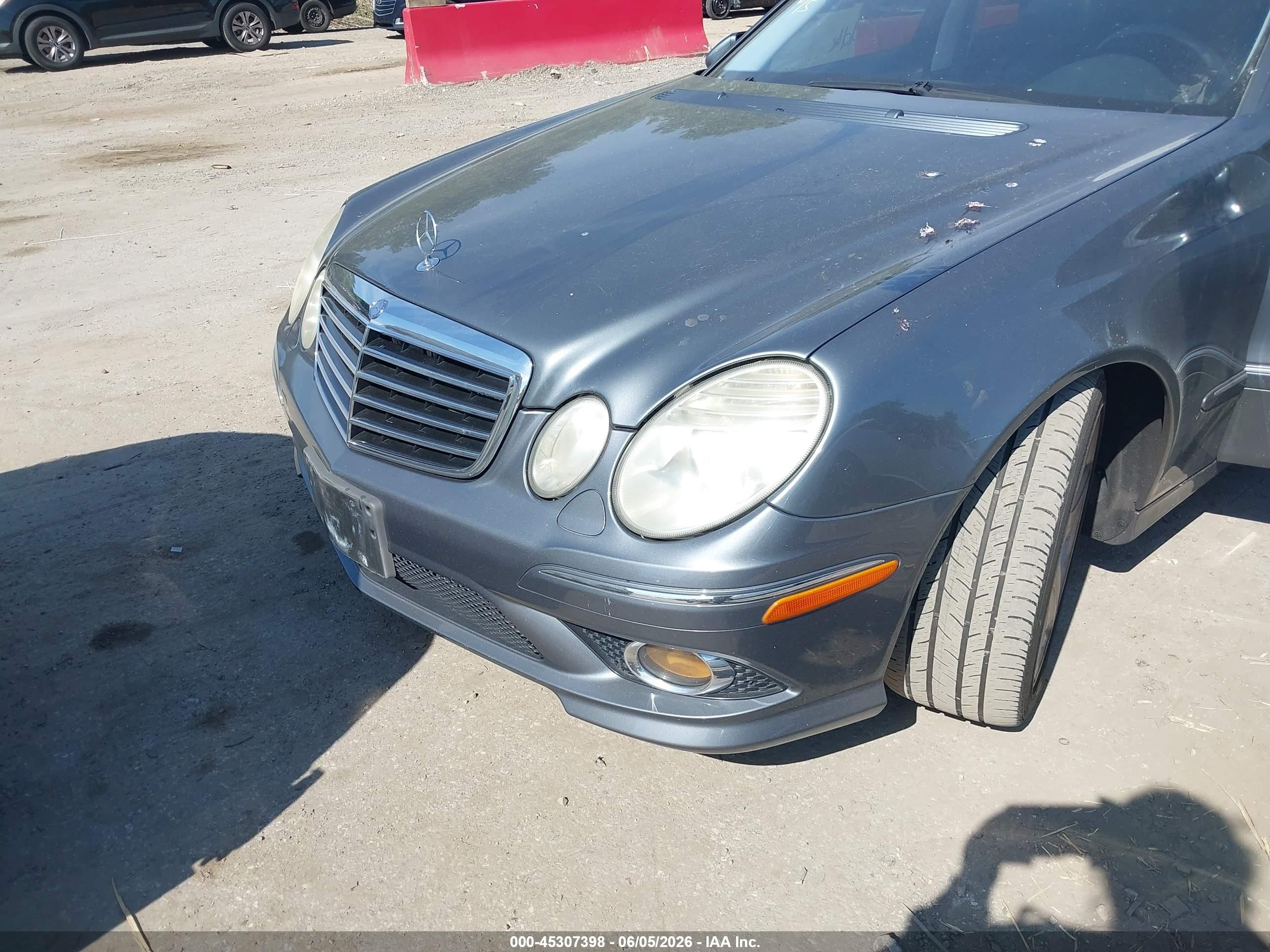 2009 Mercedes-benz E 350 4matic Серый vin: WDBUF87X09B378045
