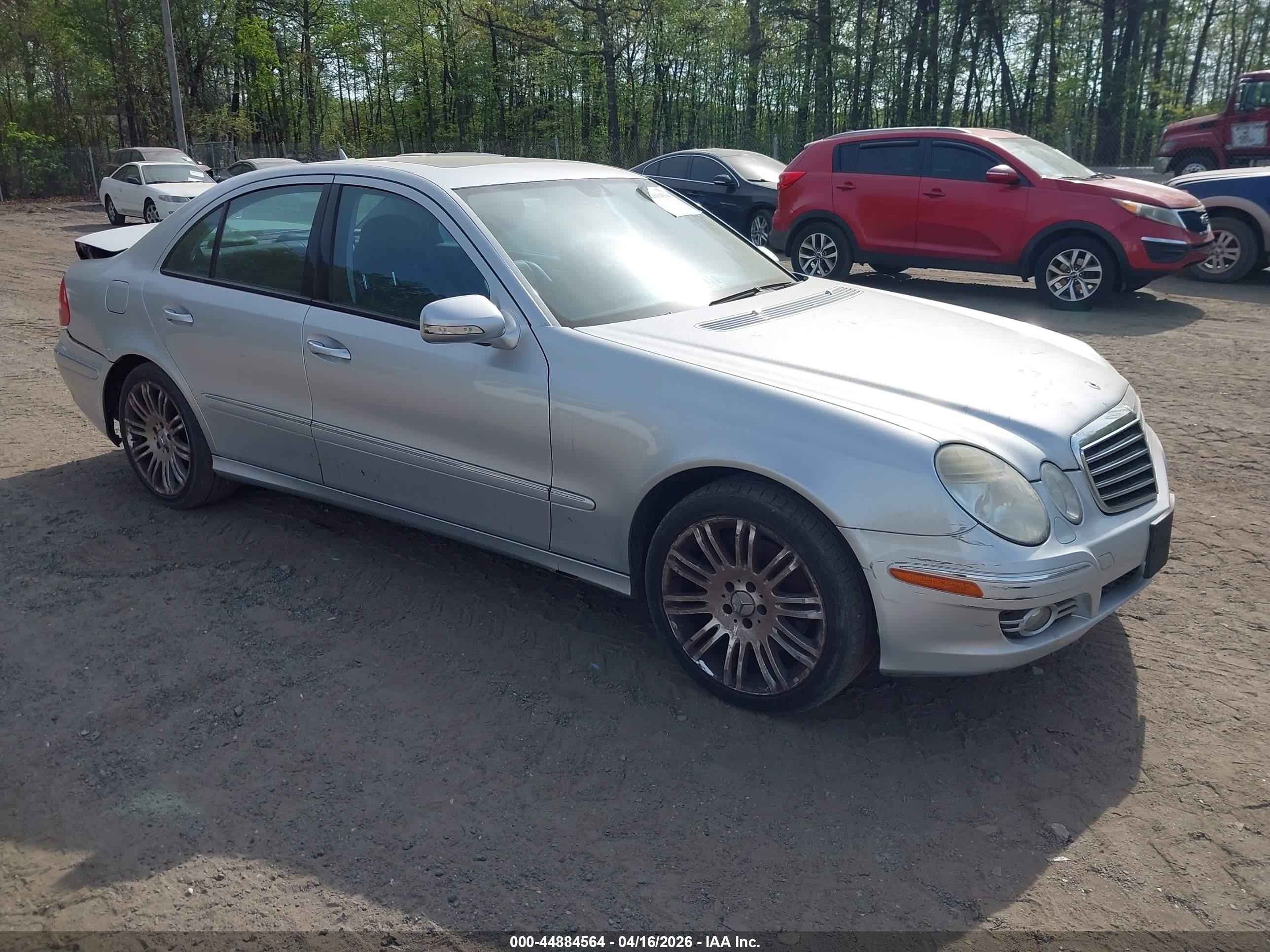 2007 Mercedes-benz E 350 4matic Серый vin: WDBUF87X17X215579