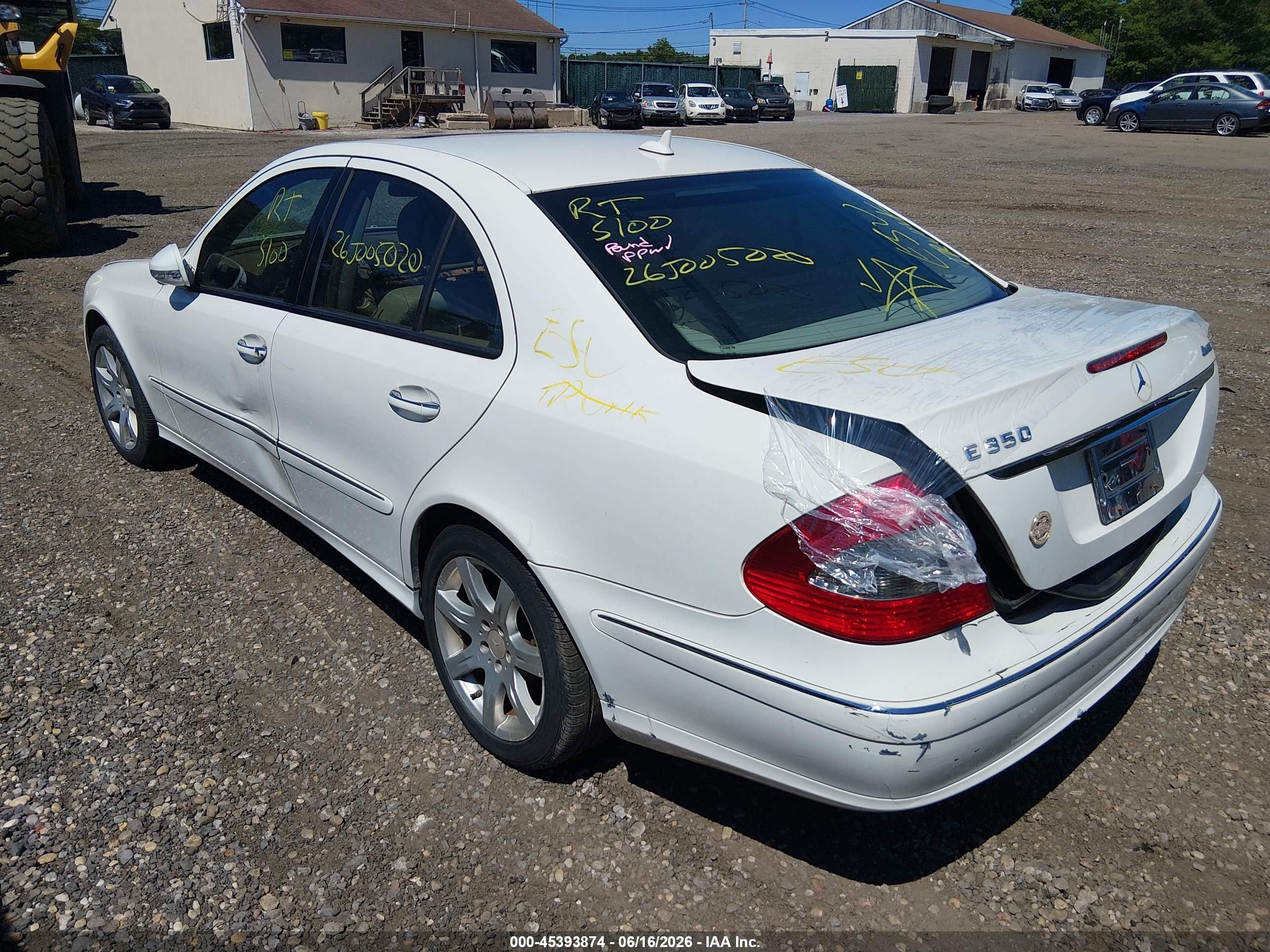 2008 Mercedes-benz E 350 4matic Белый vin: WDBUF87X18B245955