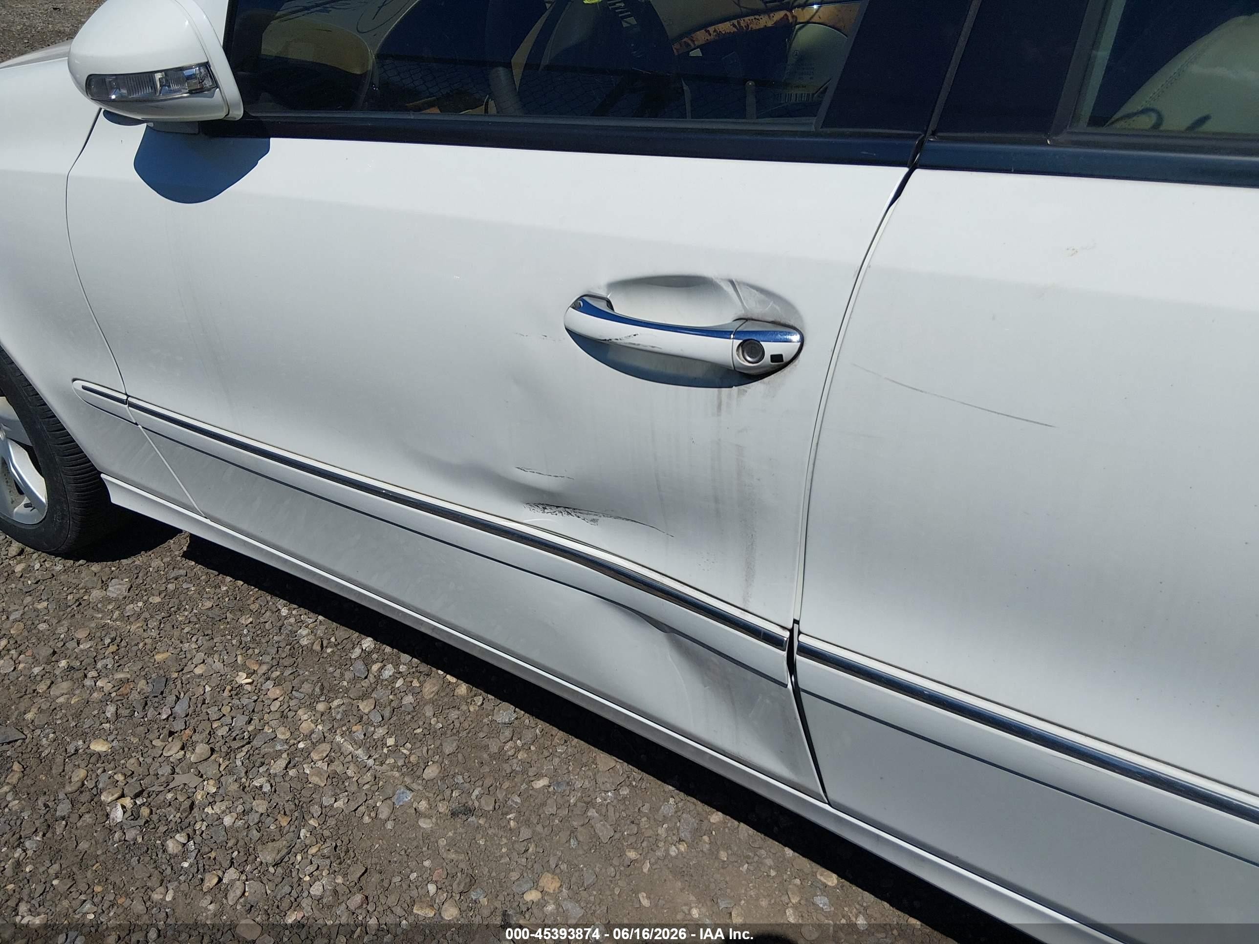 2008 Mercedes-benz E 350 4matic Белый vin: WDBUF87X18B245955