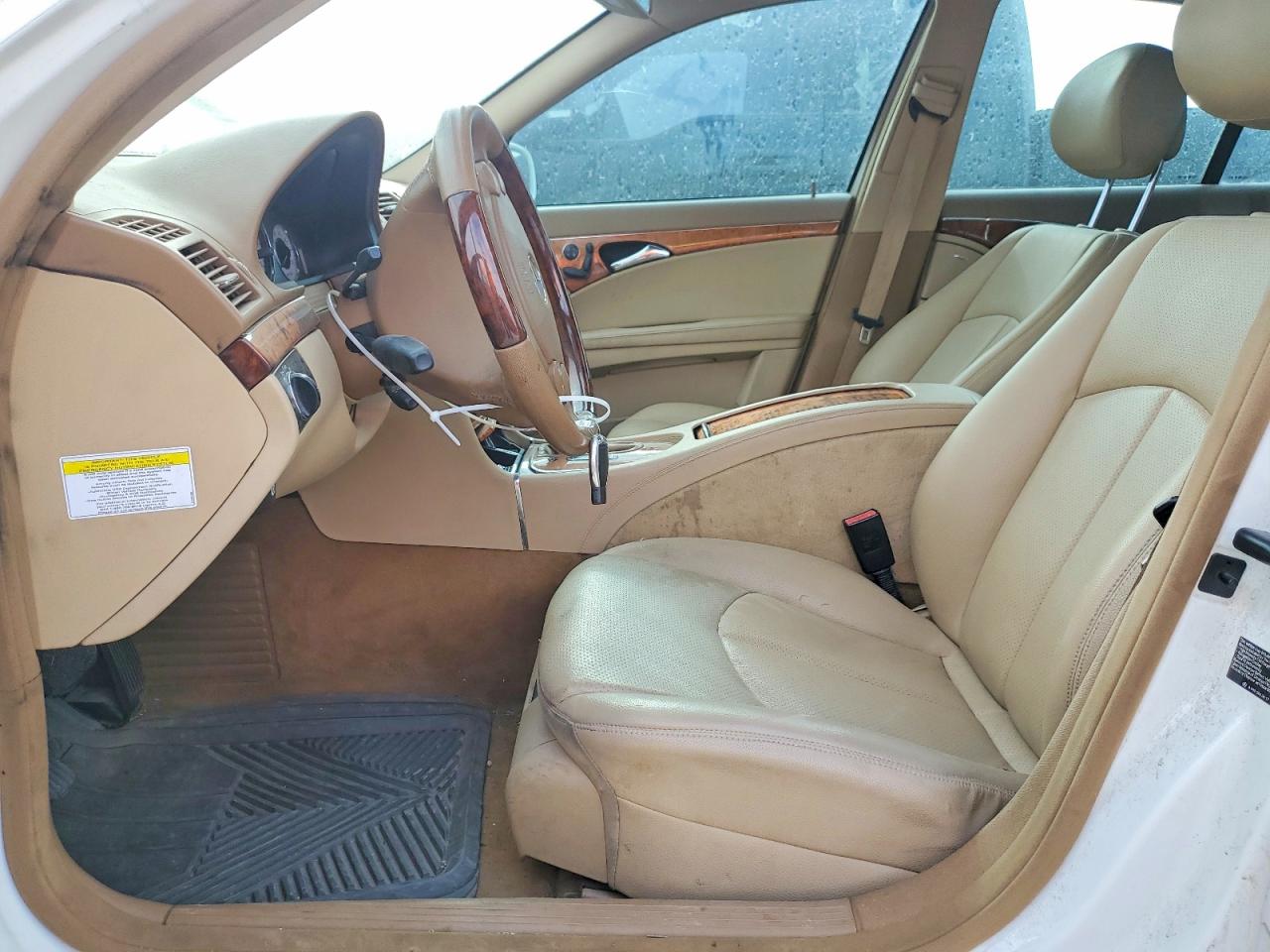 2008 Mercedes-benz E 350 4matic Белый vin: WDBUF87X18B307807
