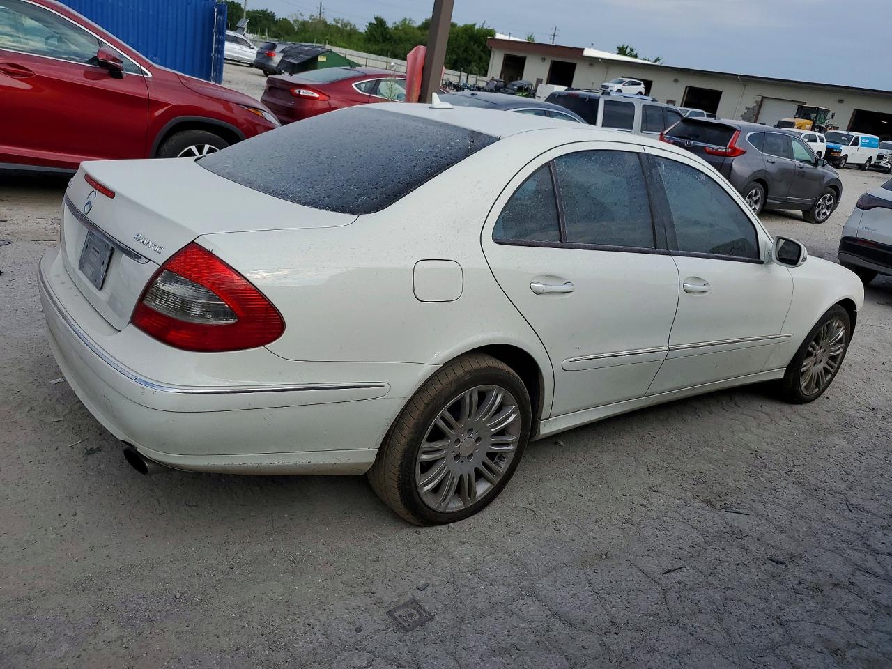2008 Mercedes-benz E 350 4matic Белый vin: WDBUF87X18B307807