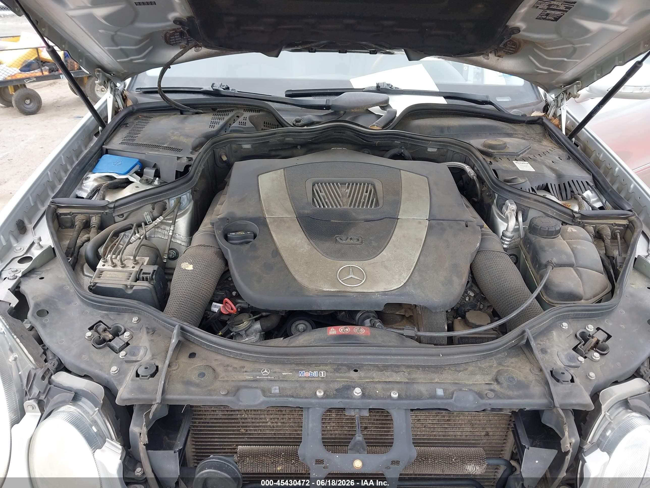 2008 Mercedes-benz E 350 4matic Silver vin: WDBUF87X18B344033