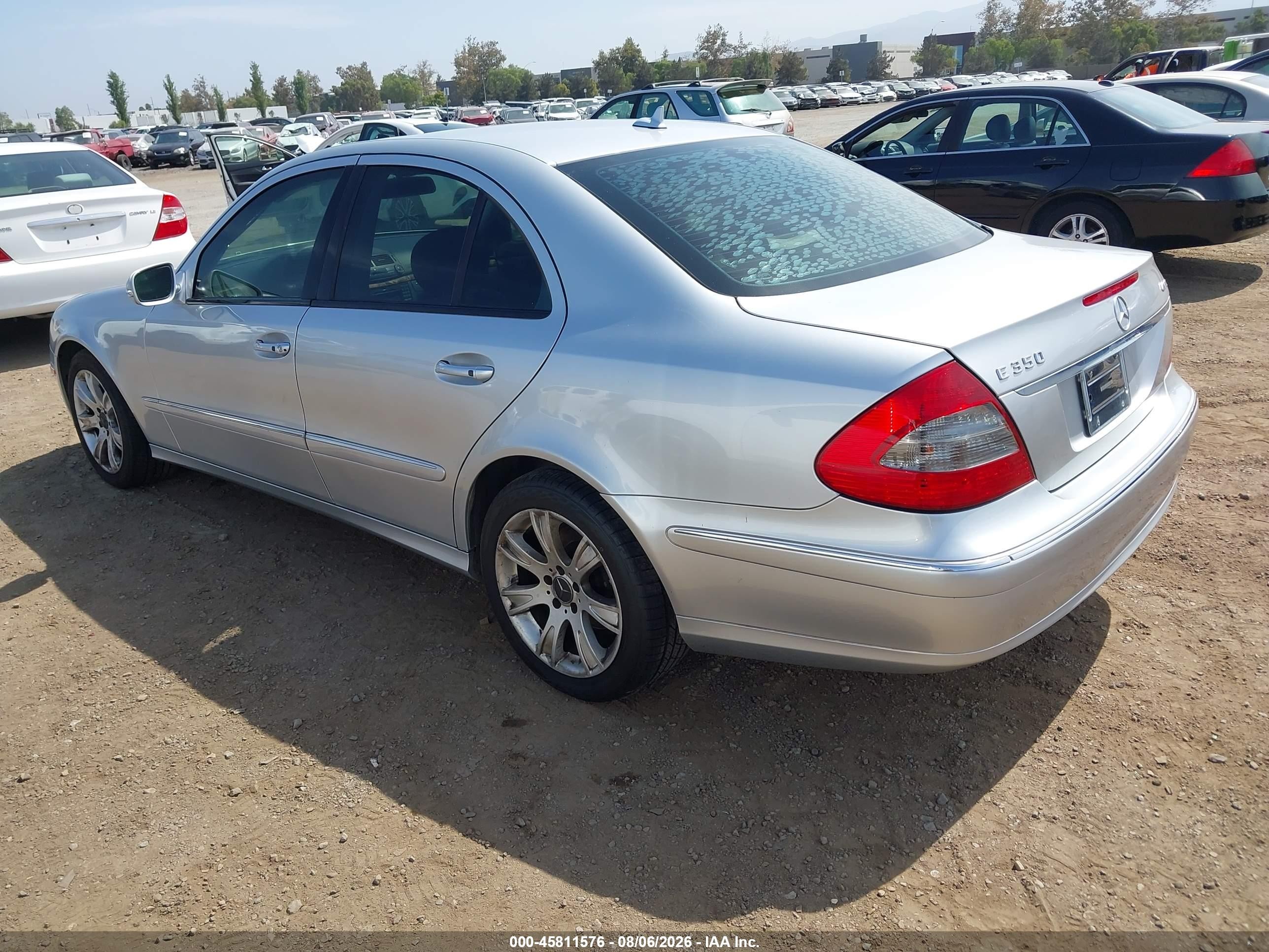 2009 Mercedes-benz E 350 4matic Серый vin: WDBUF87X19B386459