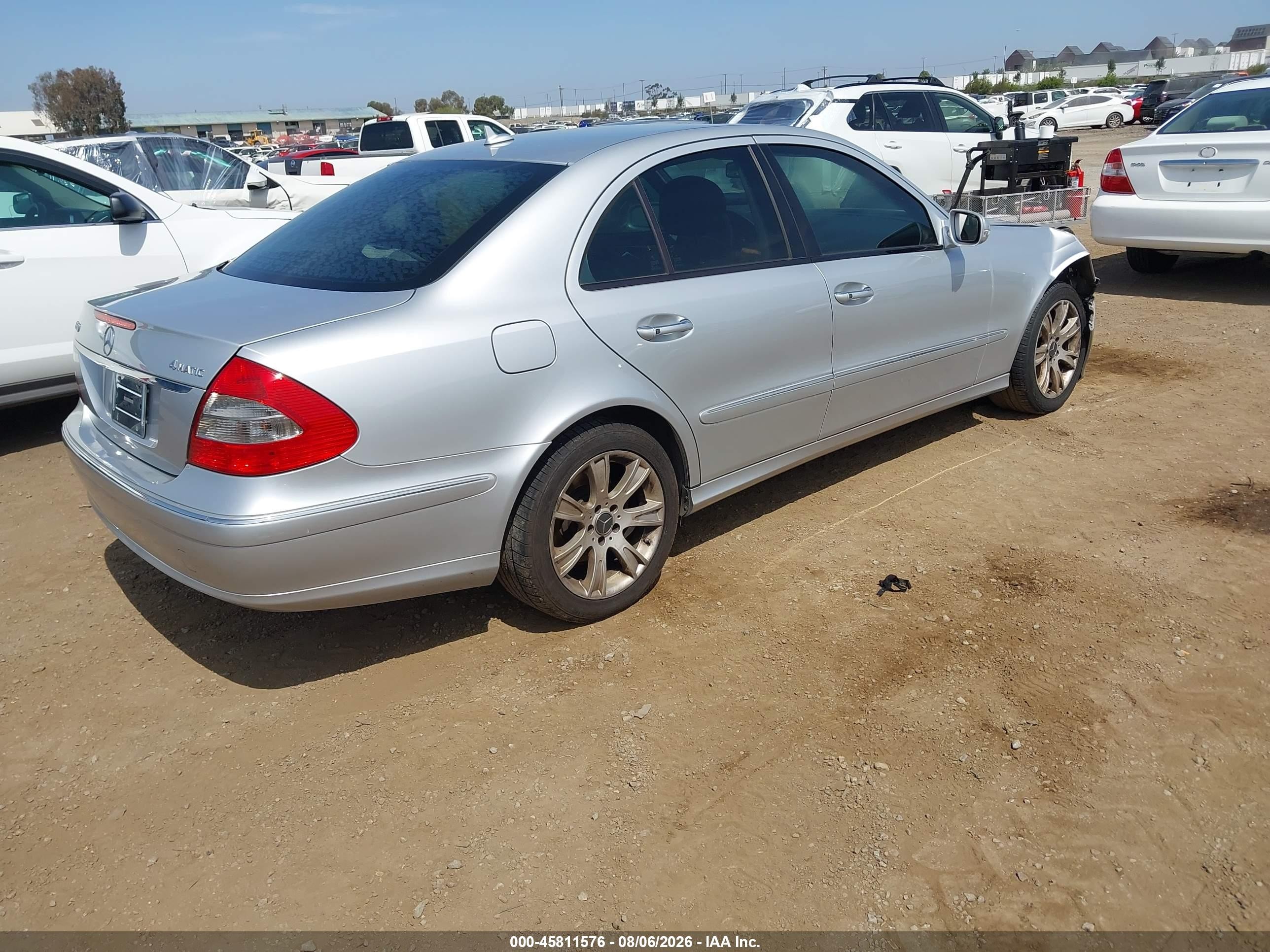 2009 Mercedes-benz E 350 4matic Серый vin: WDBUF87X19B386459