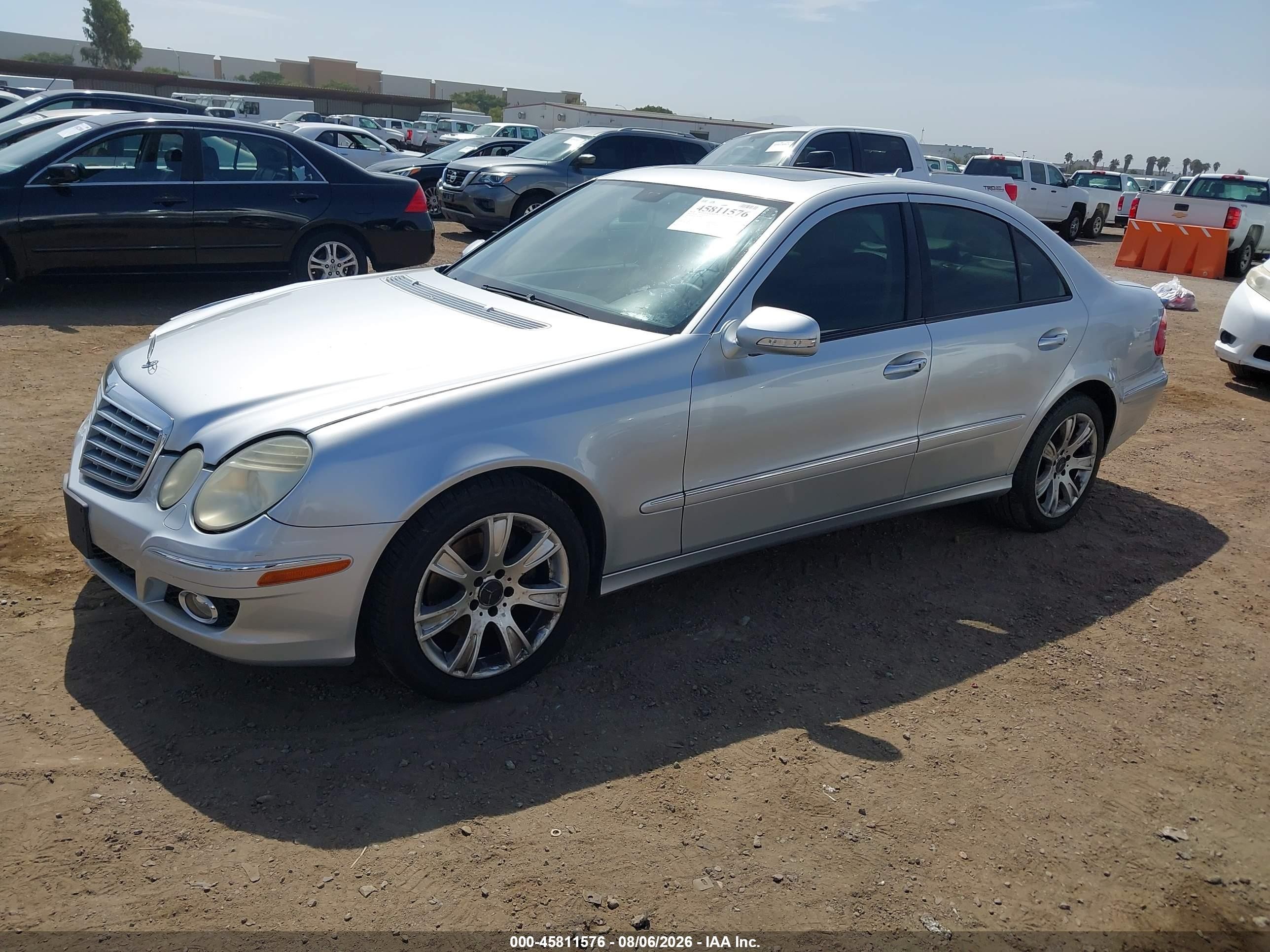 2009 Mercedes-benz E 350 4matic Серый vin: WDBUF87X19B386459