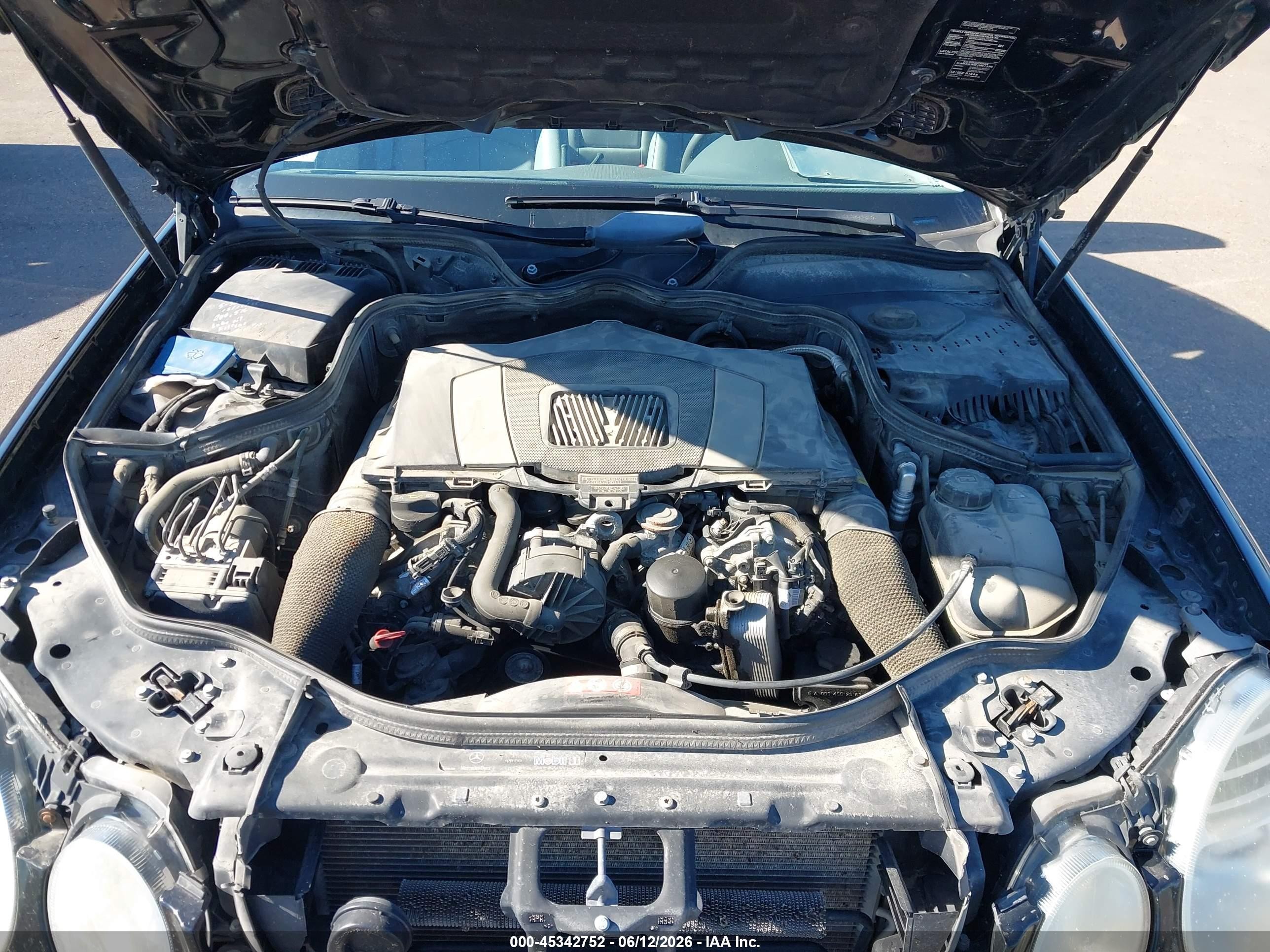 2007 Mercedes-benz E 350 4matic Черный vin: WDBUF87X27B151257