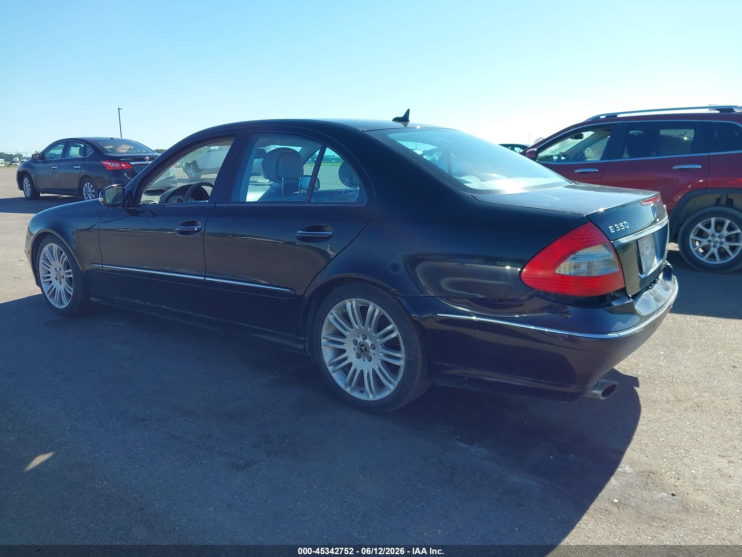 2007 Mercedes-benz E 350 4matic Черный vin: WDBUF87X27B151257