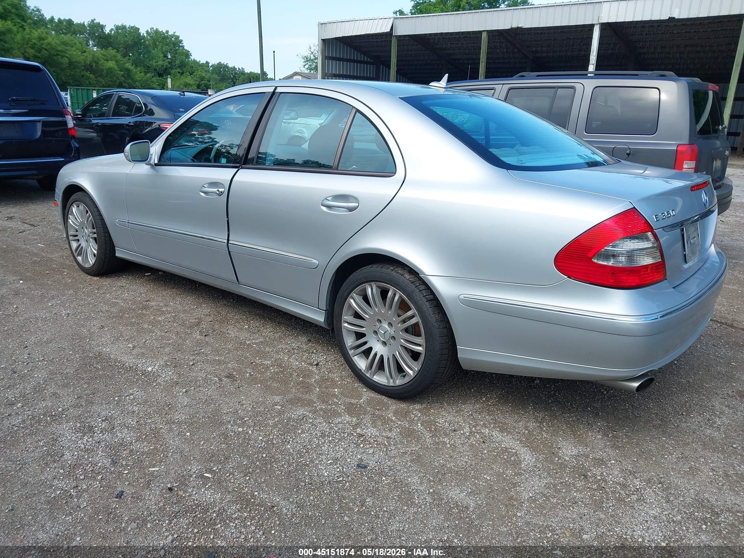 2007 Mercedes-benz E 350 4matic Silver vin: WDBUF87X27X211671