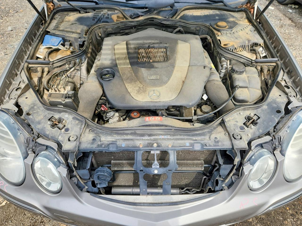 2008 Mercedes-benz E 350 4matic Gray vin: WDBUF87X28B202614
