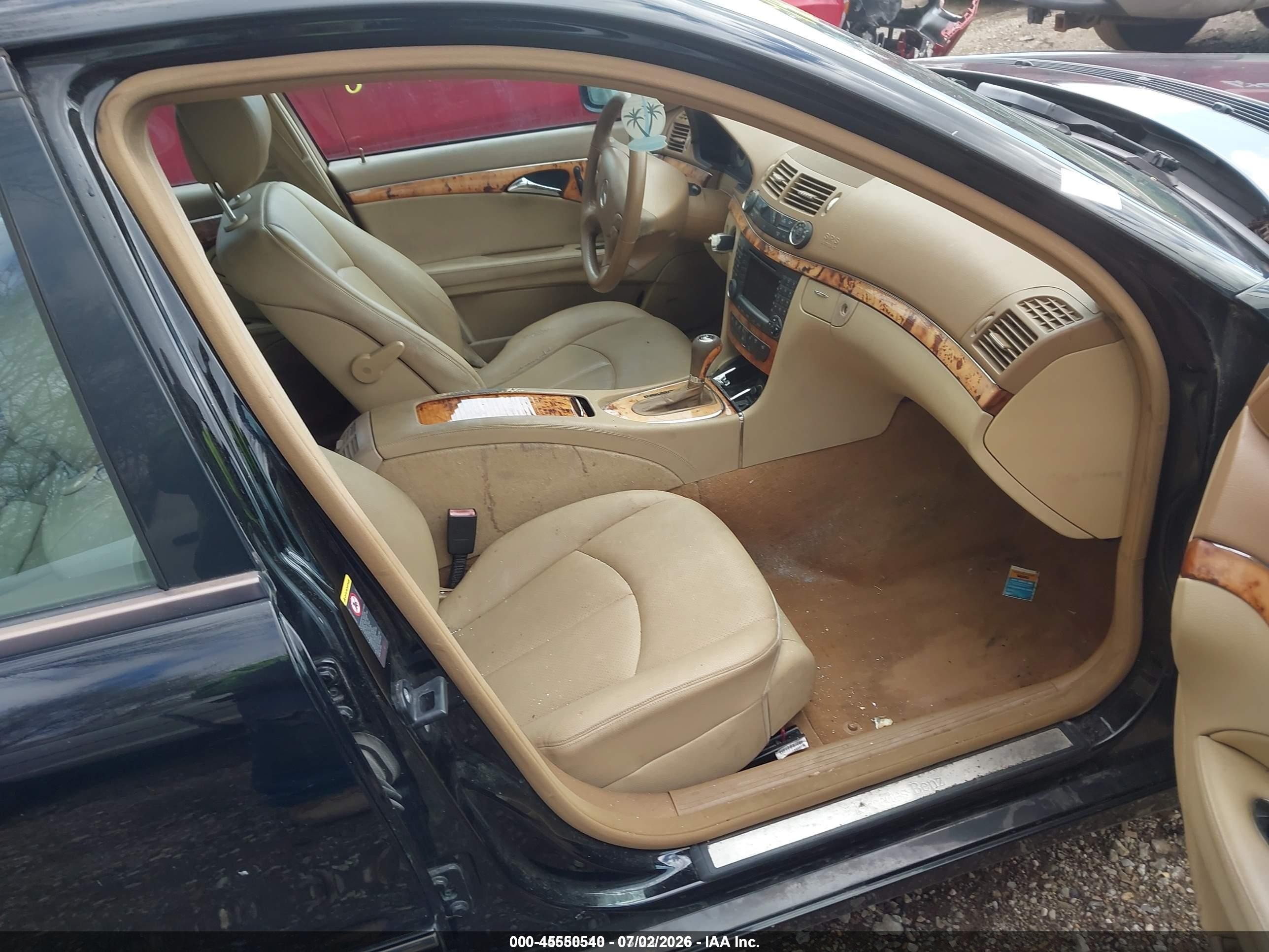 2008 Mercedes-benz E 350 4matic Black vin: WDBUF87X28B257693