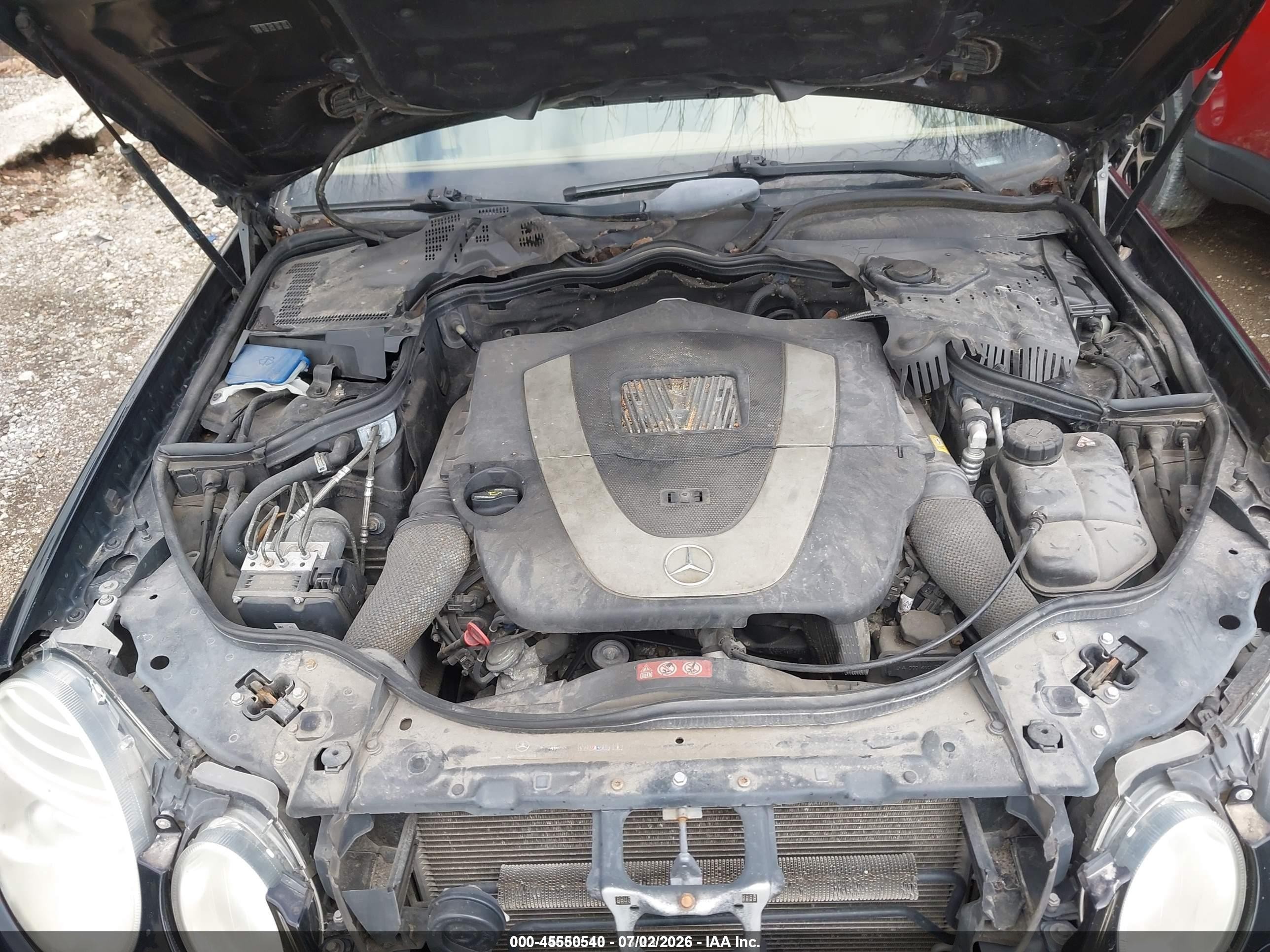 2008 Mercedes-benz E 350 4matic Black vin: WDBUF87X28B257693