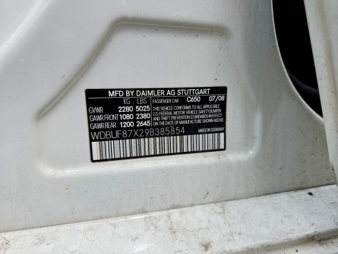 2009 Mercedes-benz E 350 4matic White vin: WDBUF87X29B385854