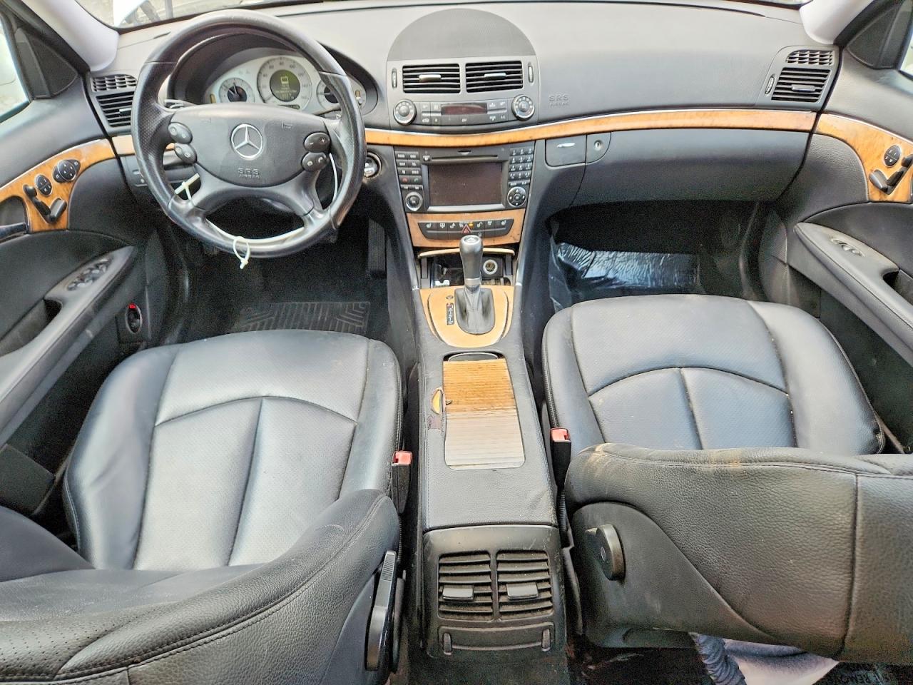 2009 Mercedes-benz E 350 4matic White vin: WDBUF87X29B385854