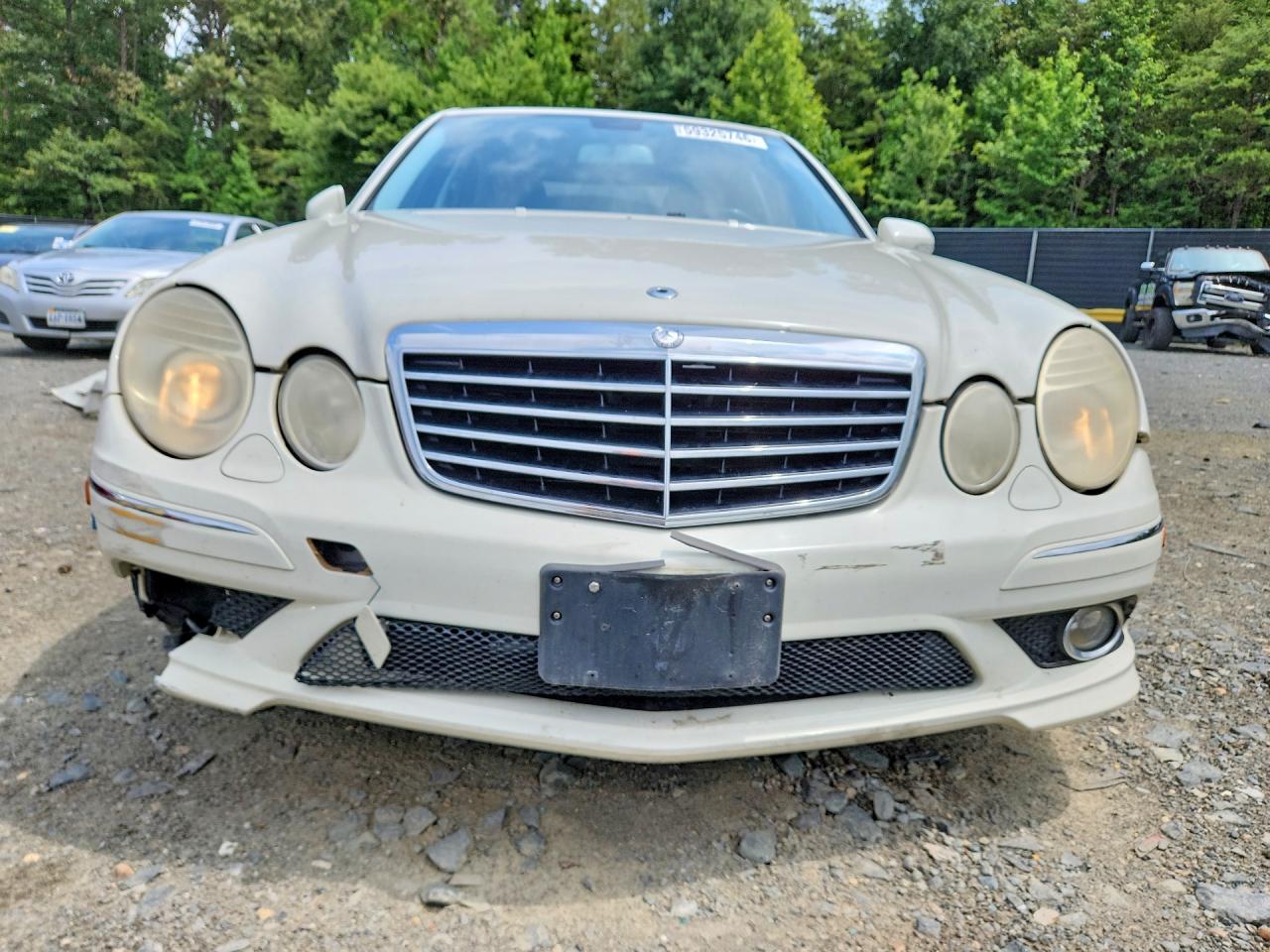 2009 Mercedes-benz E 350 4matic White vin: WDBUF87X29B385854
