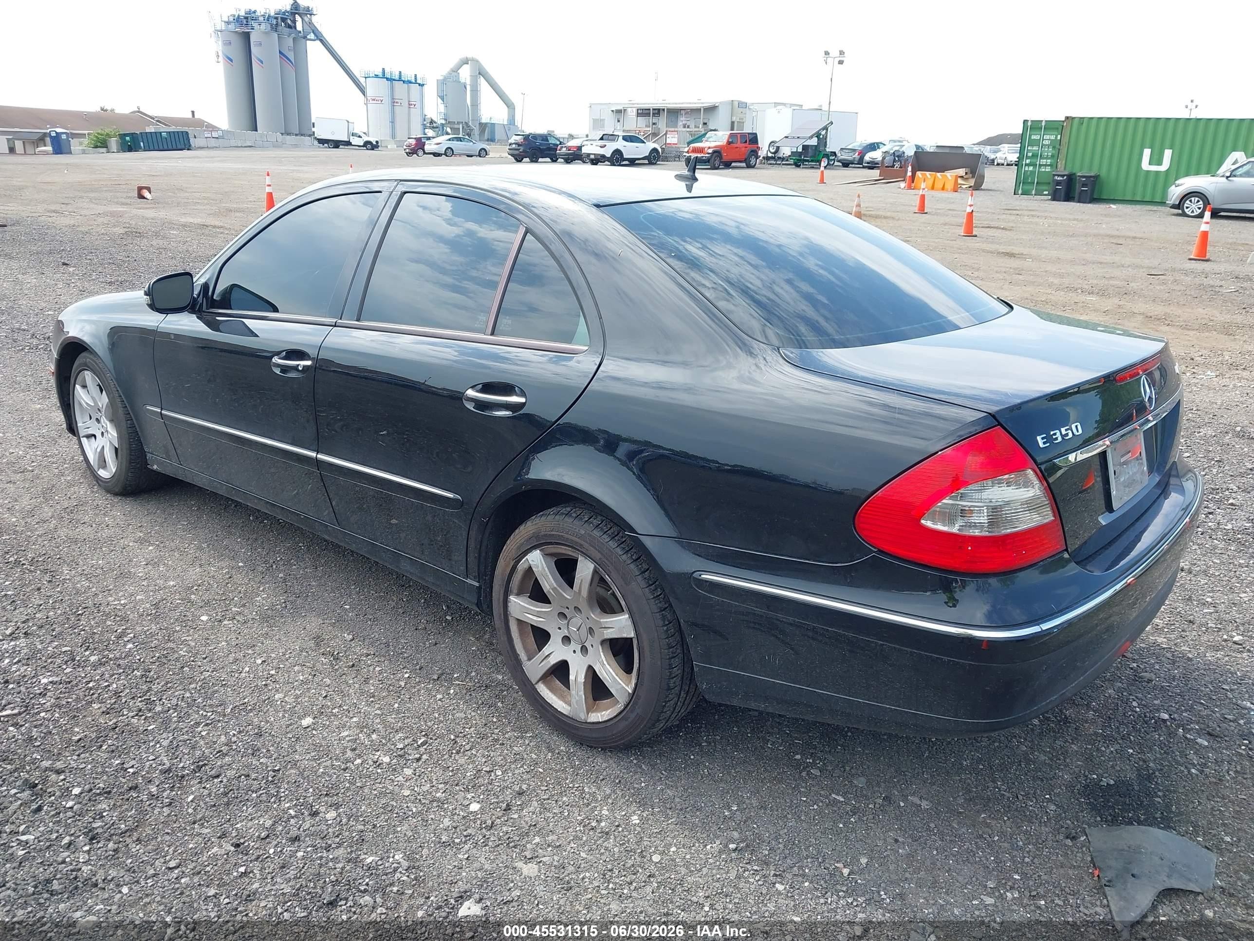 2007 Mercedes-benz E 350 4matic Black vin: WDBUF87X37B124679