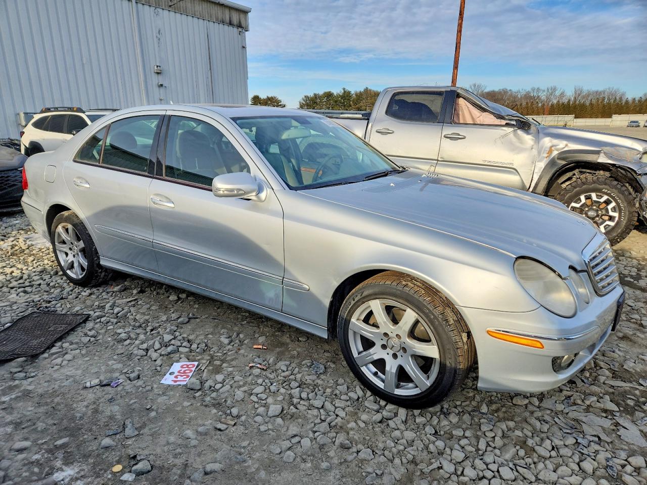 2007 Mercedes-benz E 350 4matic Silver vin: WDBUF87X37B148822