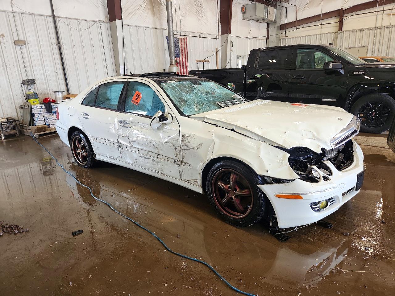 2007 Mercedes-benz E 350 4matic White vin: WDBUF87X37B155060