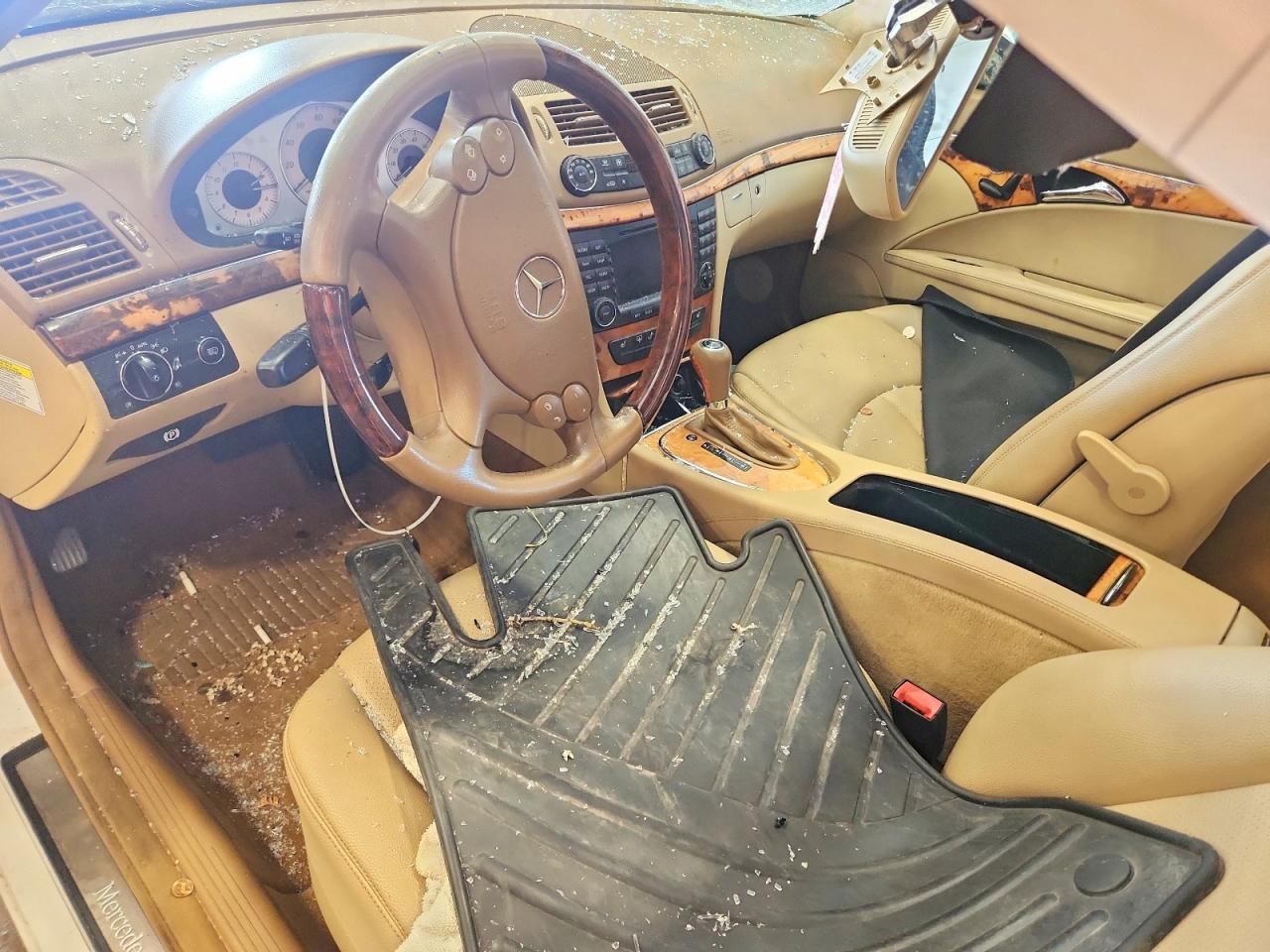 2007 Mercedes-benz E 350 4matic White vin: WDBUF87X37B155060