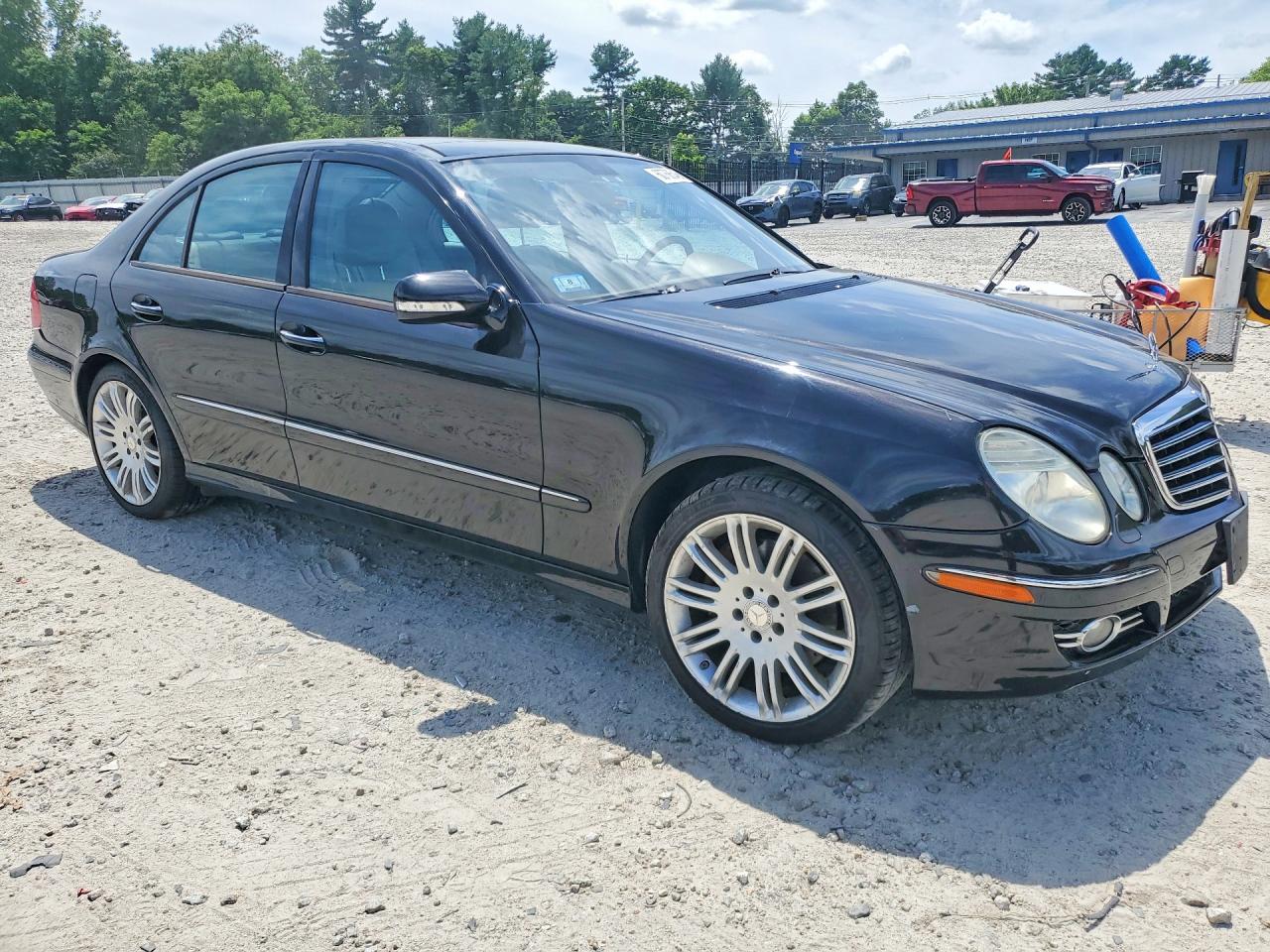 2008 Mercedes-benz E-class E350 4matic Черный vin: WDBUF87X38B187816