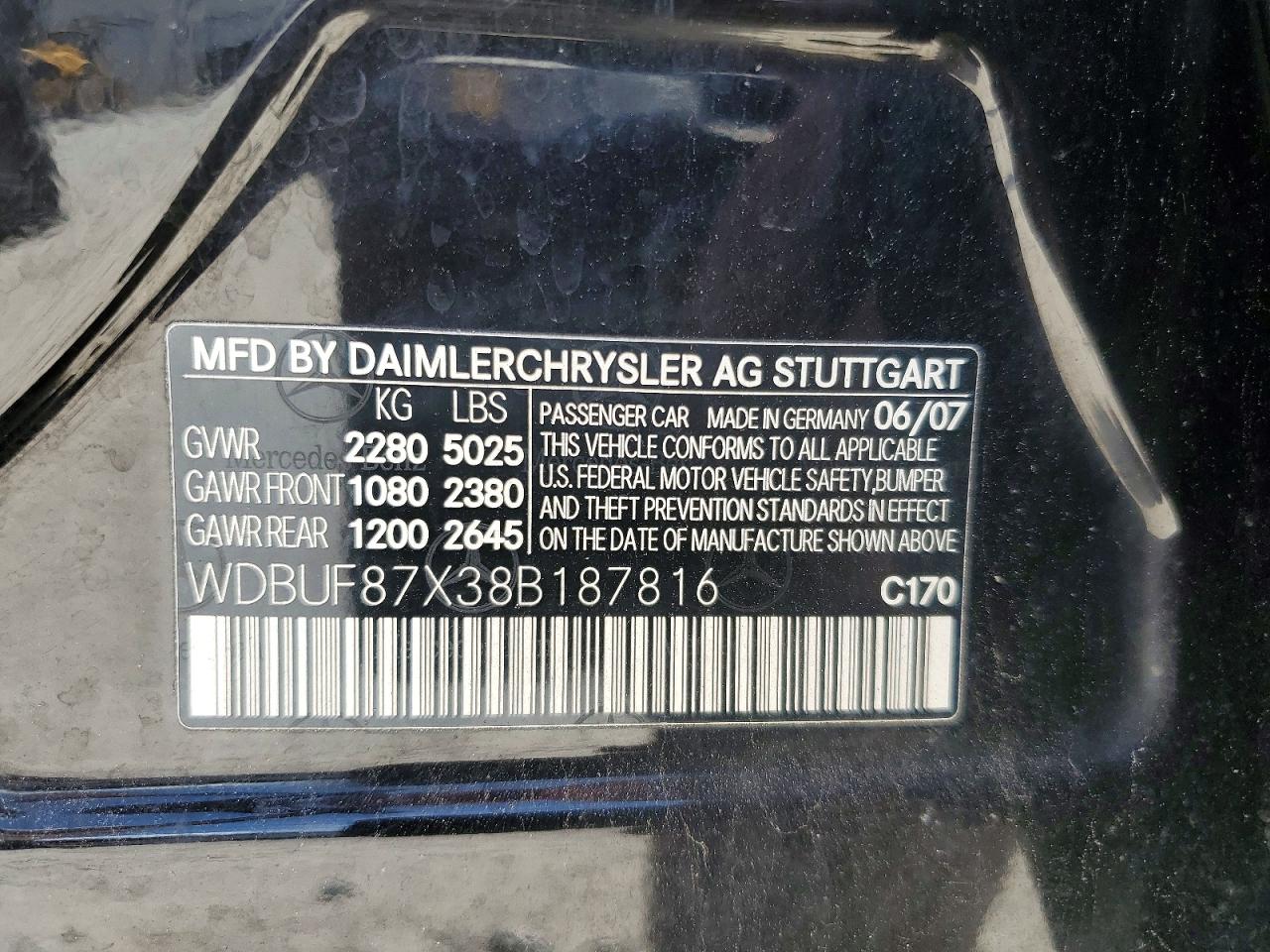 2008 Mercedes-benz E-class E350 4matic Черный vin: WDBUF87X38B187816