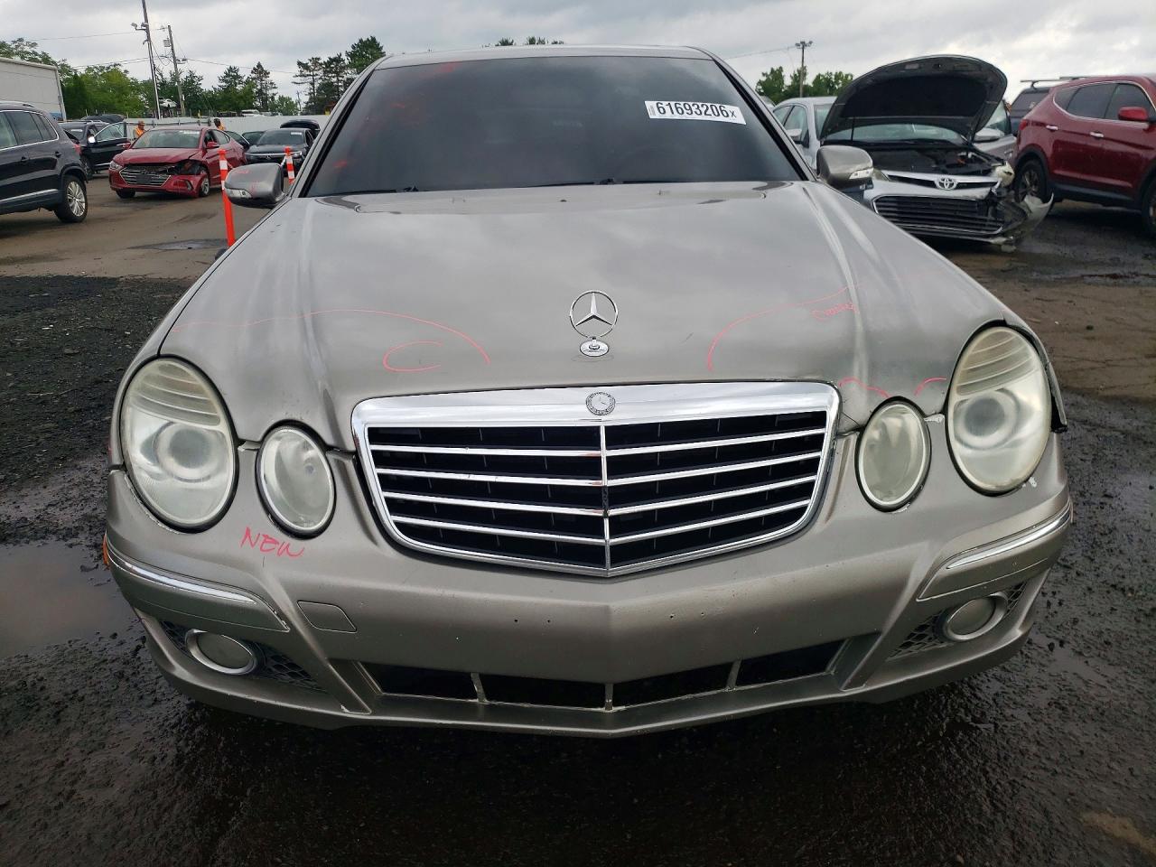 2008 Mercedes-benz E 350 4matic Gray vin: WDBUF87X38B214271