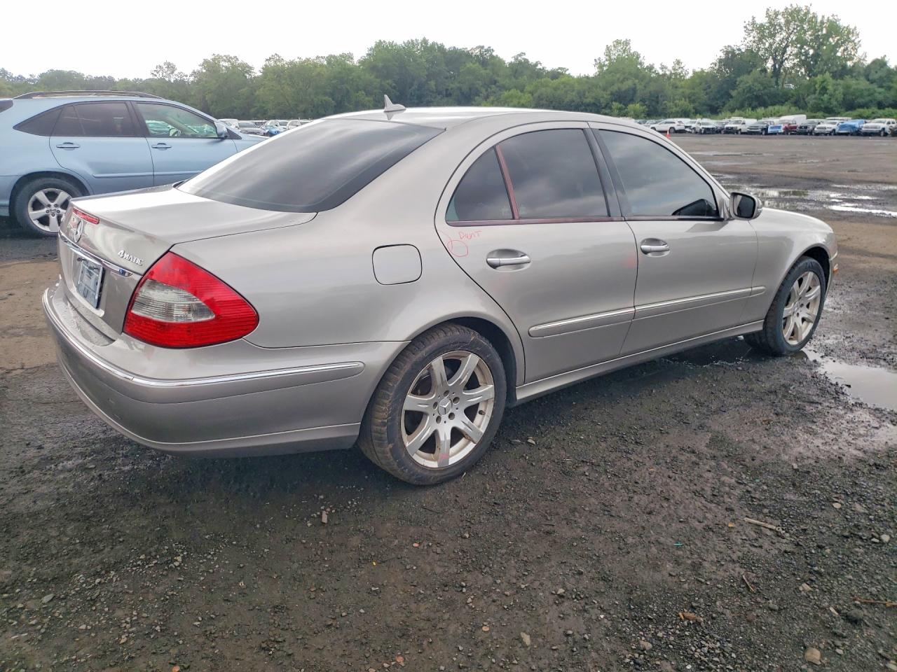 2008 Mercedes-benz E 350 4matic Gray vin: WDBUF87X38B214271