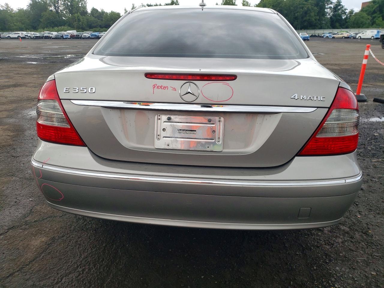 2008 Mercedes-benz E 350 4matic Gray vin: WDBUF87X38B214271