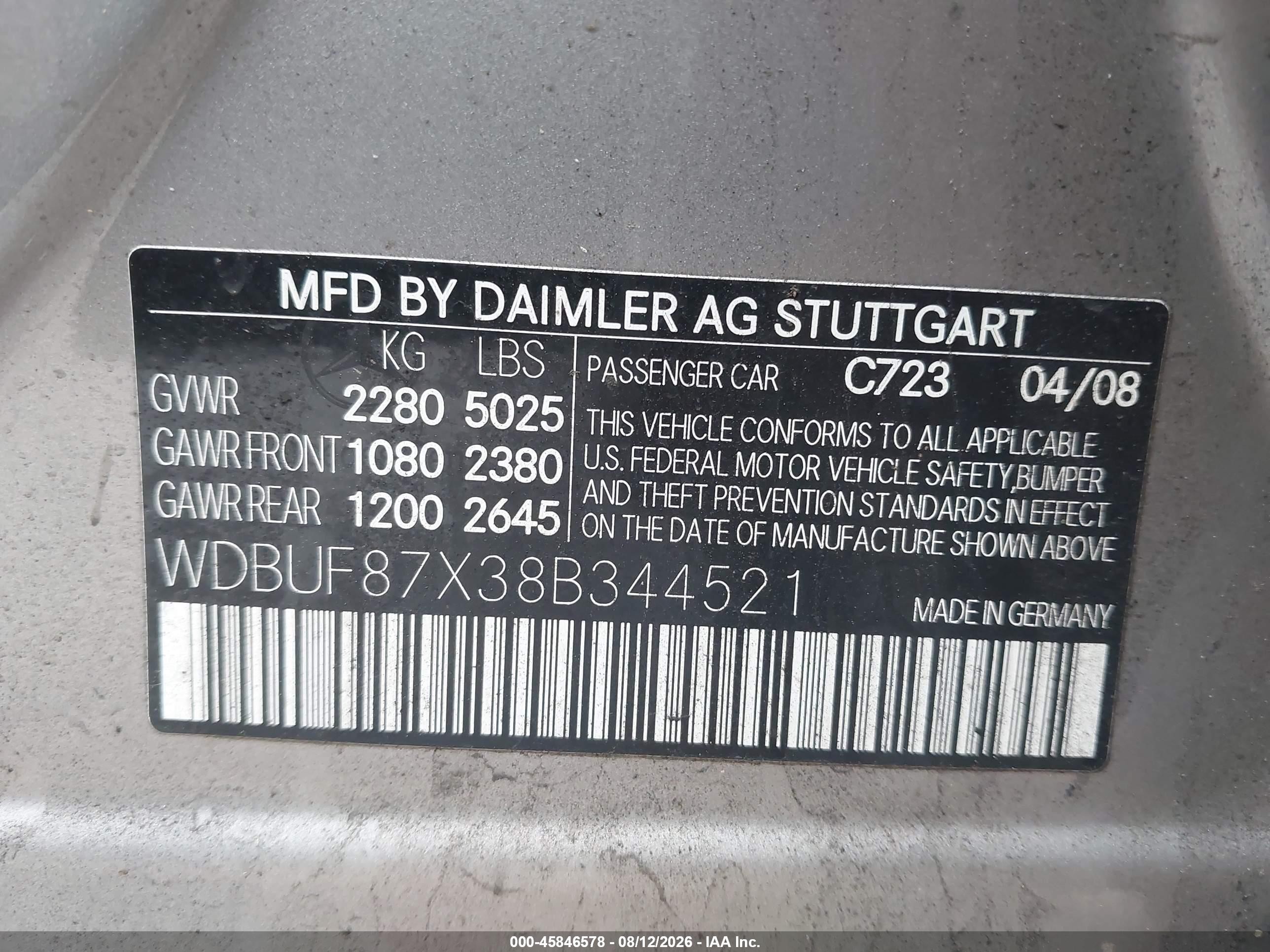 2008 Mercedes-benz E 350 4matic Бежевый vin: WDBUF87X38B344521