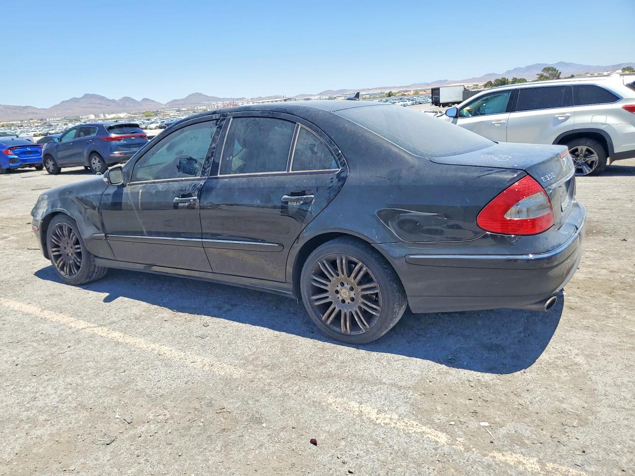2008 Mercedes-benz E 350 4matic Black vin: WDBUF87X38B346754