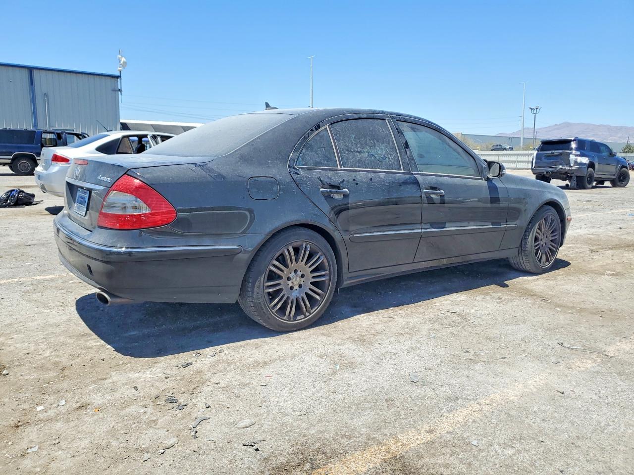 2008 Mercedes-benz E 350 4matic Black vin: WDBUF87X38B346754