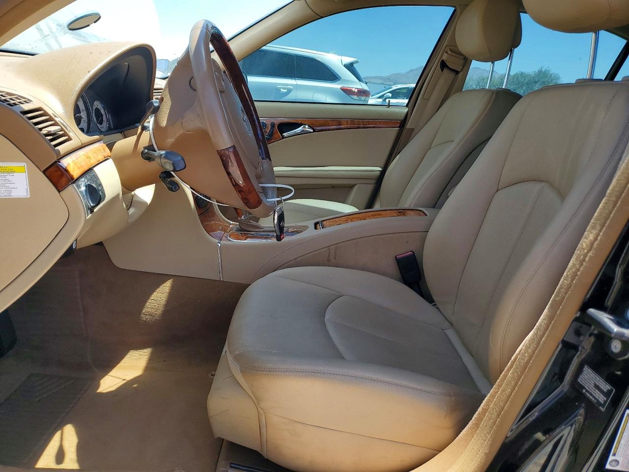 2008 Mercedes-benz E 350 4matic Black vin: WDBUF87X38B346754