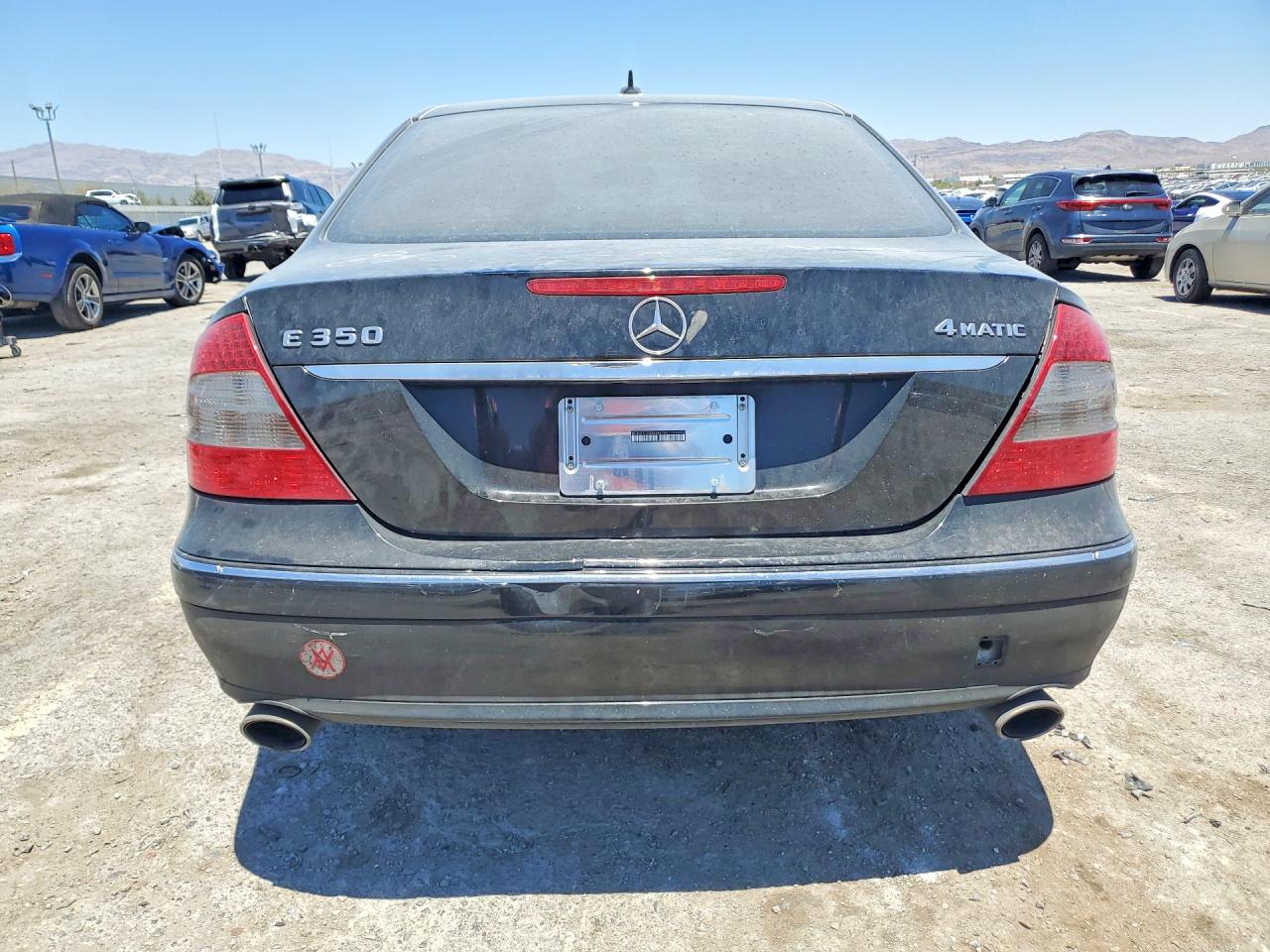 2008 Mercedes-benz E 350 4matic Black vin: WDBUF87X38B346754
