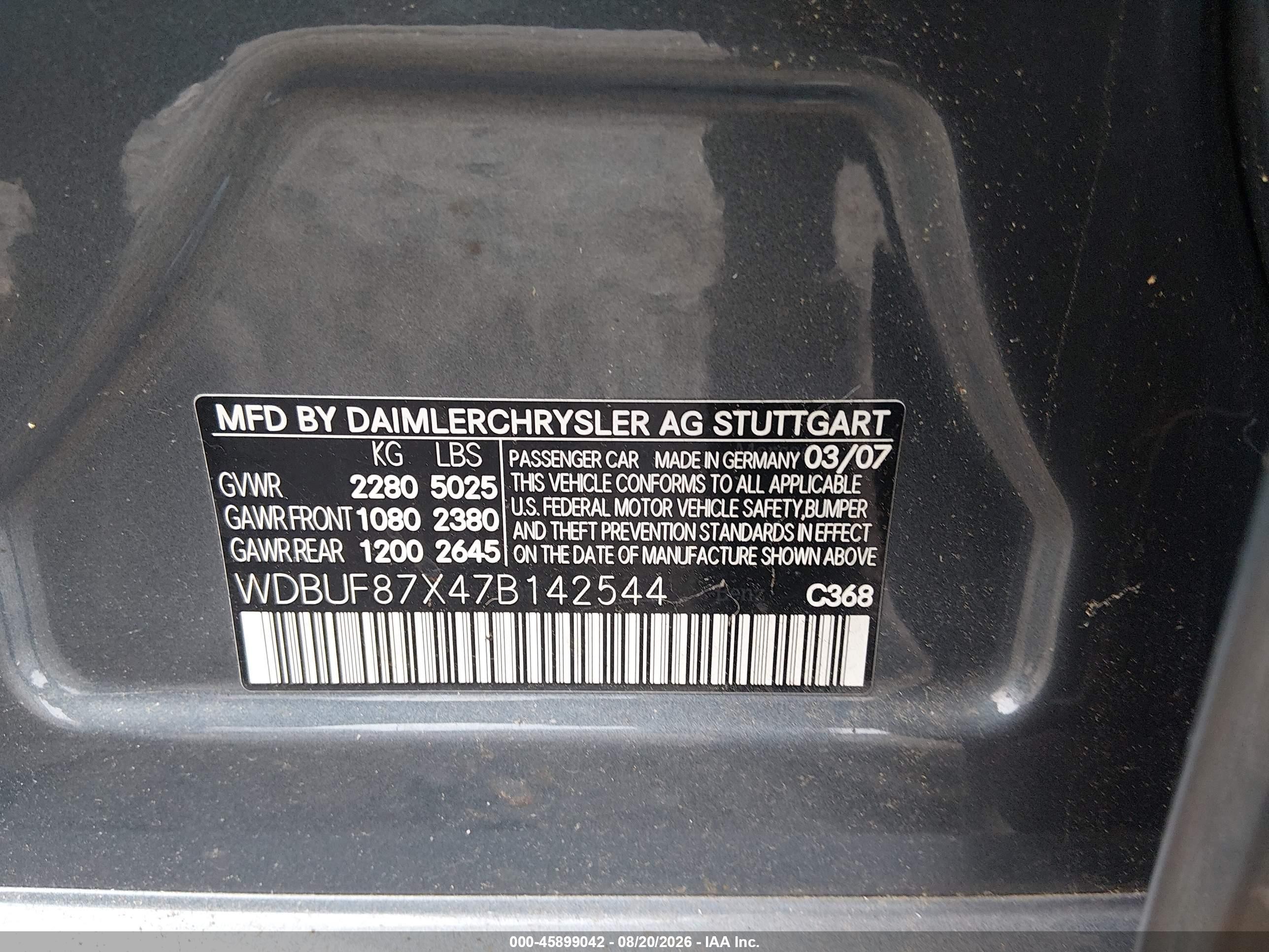 2007 Mercedes-benz E 350 4matic Light Blue vin: WDBUF87X47B142544