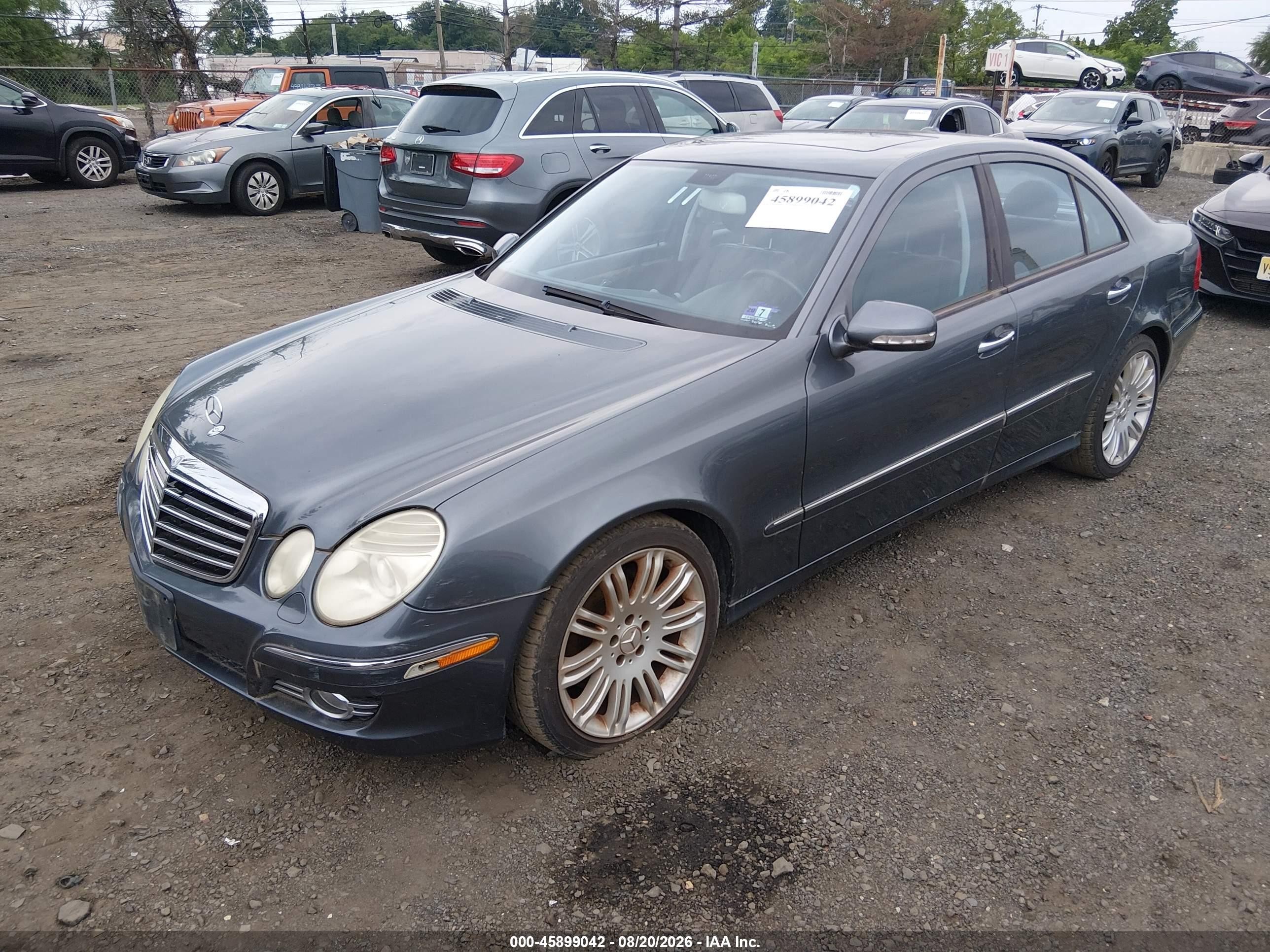 2007 Mercedes-benz E 350 4matic Light Blue vin: WDBUF87X47B142544