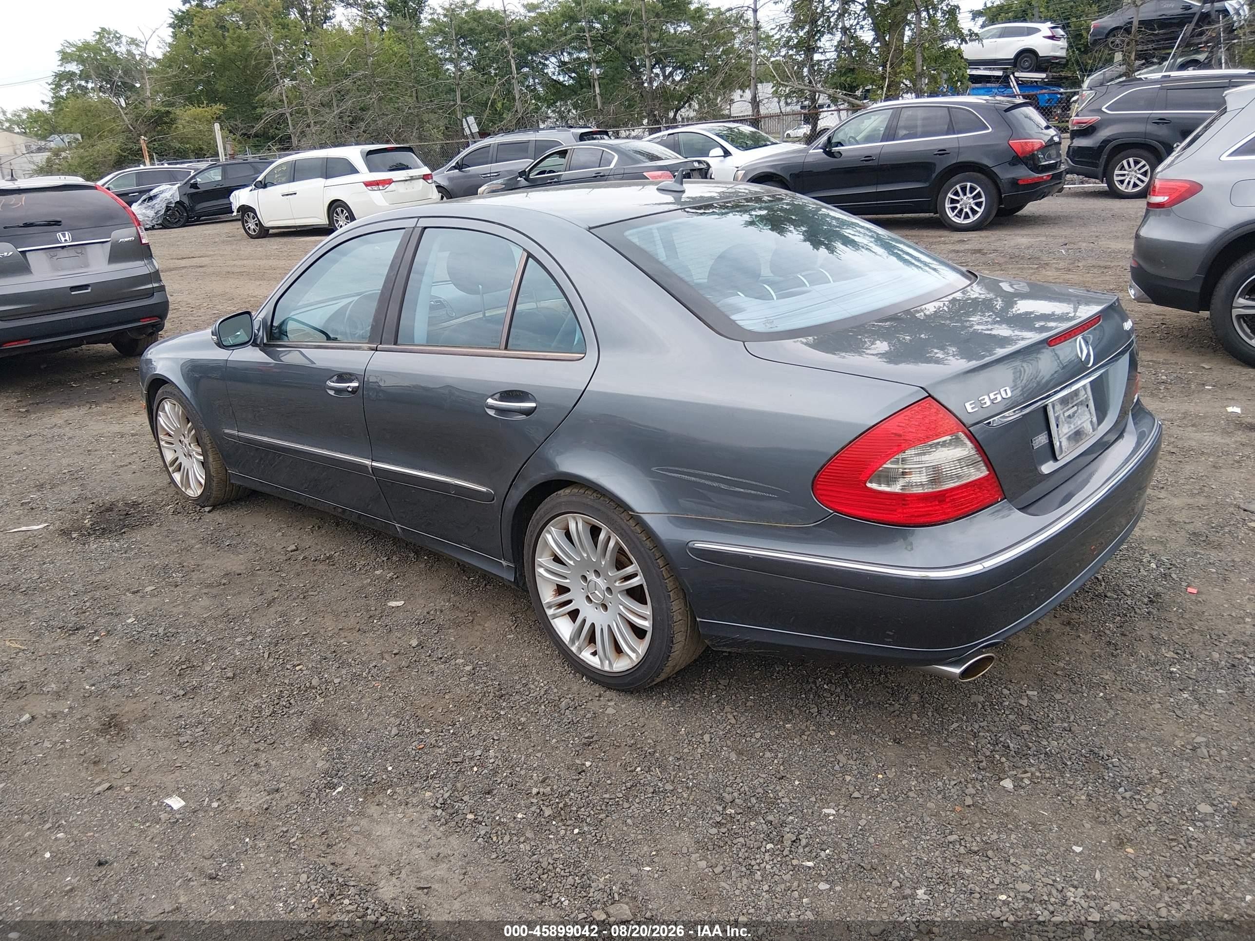 2007 Mercedes-benz E 350 4matic Light Blue vin: WDBUF87X47B142544