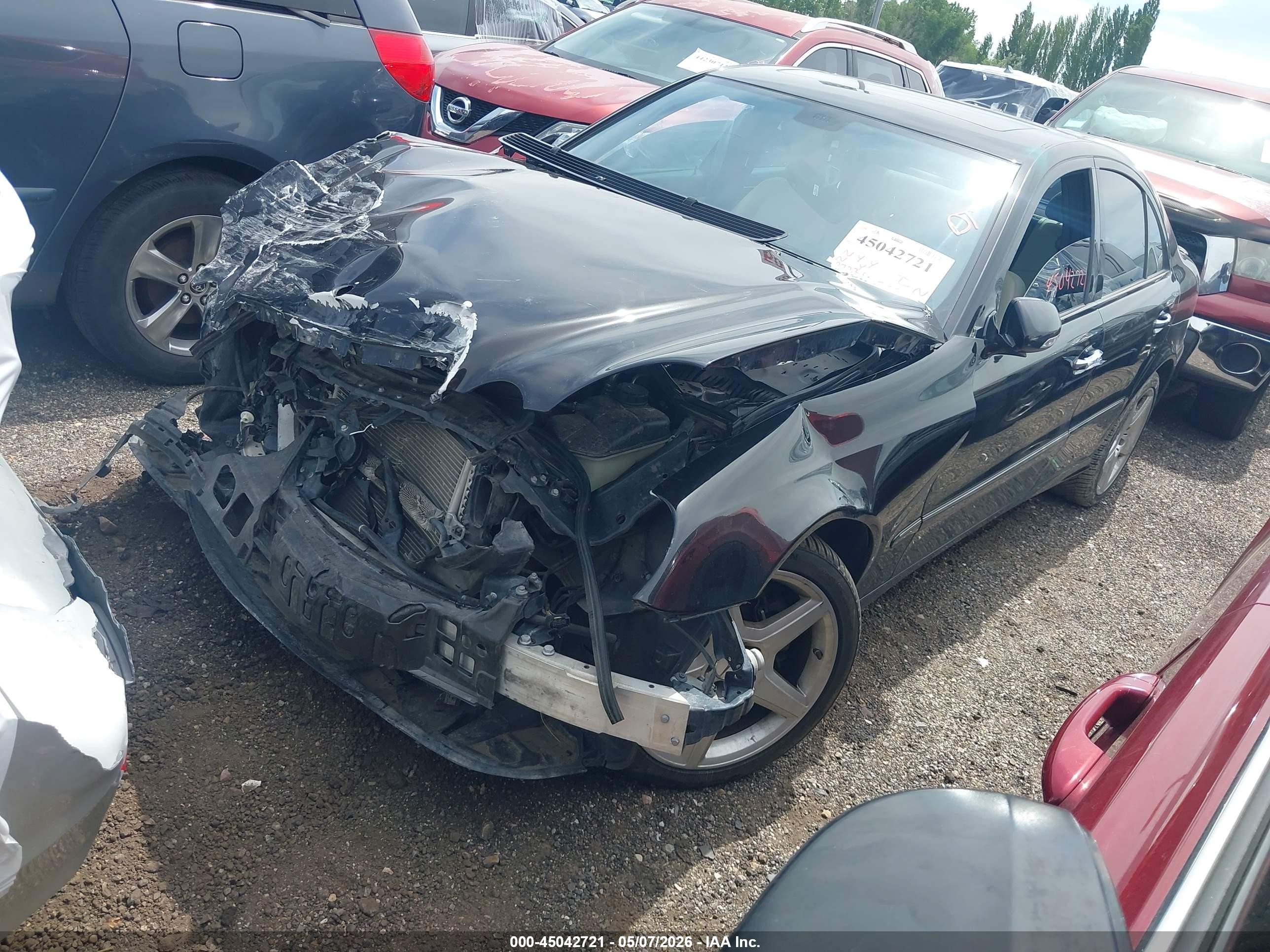 2009 Mercedes-benz E 350 4matic Черный vin: WDBUF87X49B424895
