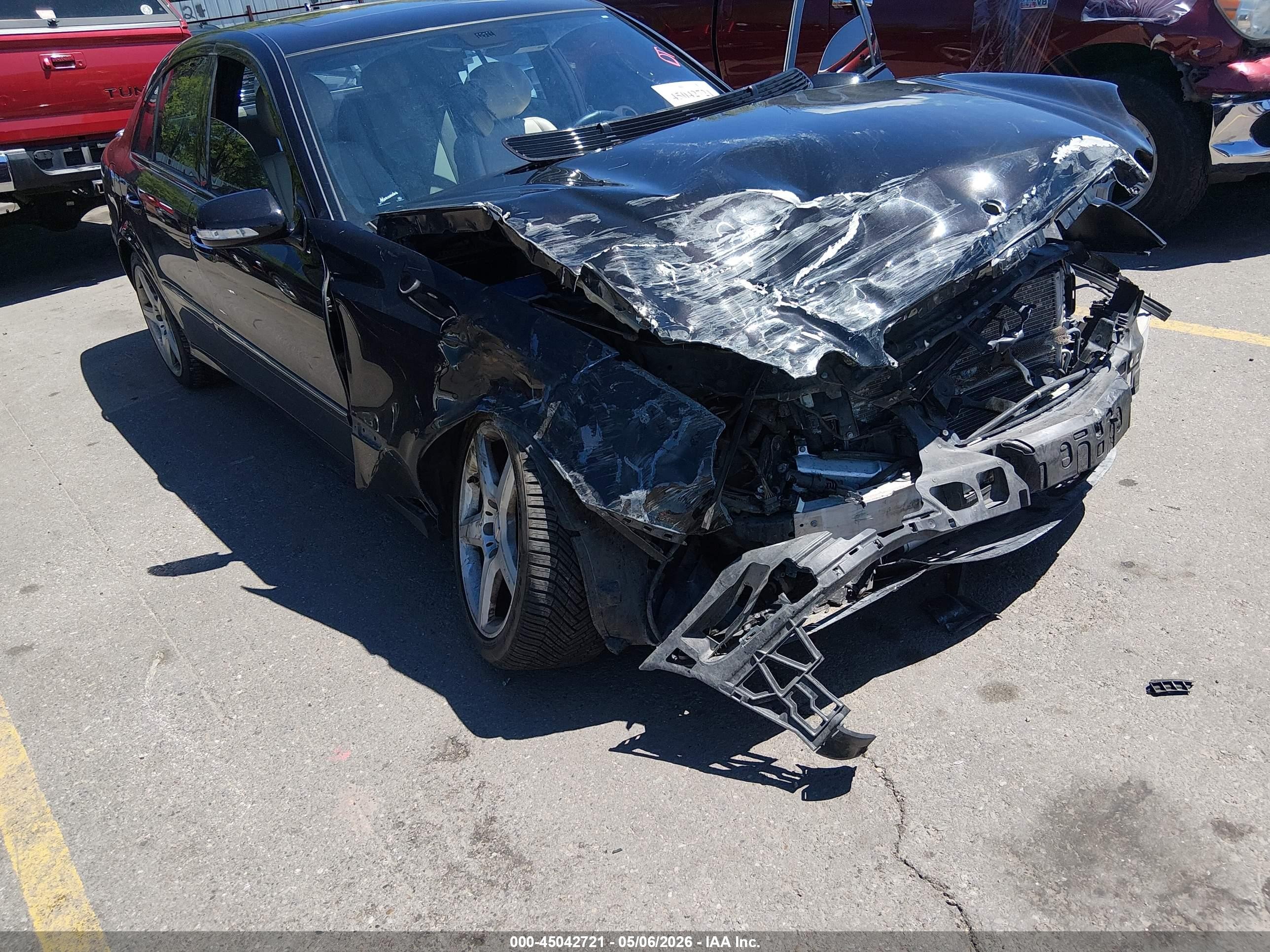 2009 Mercedes-benz E 350 4matic Черный vin: WDBUF87X49B424895