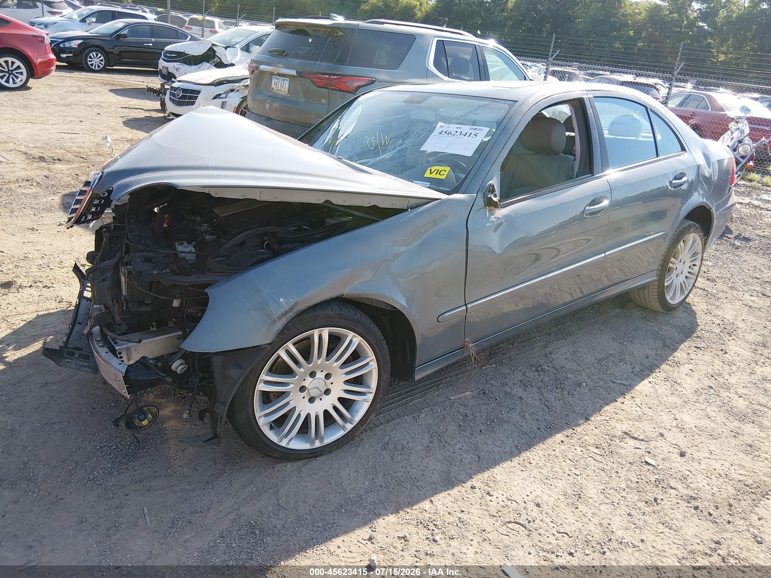 2007 Mercedes-benz E 350 4matic Синий vin: WDBUF87X57B154668