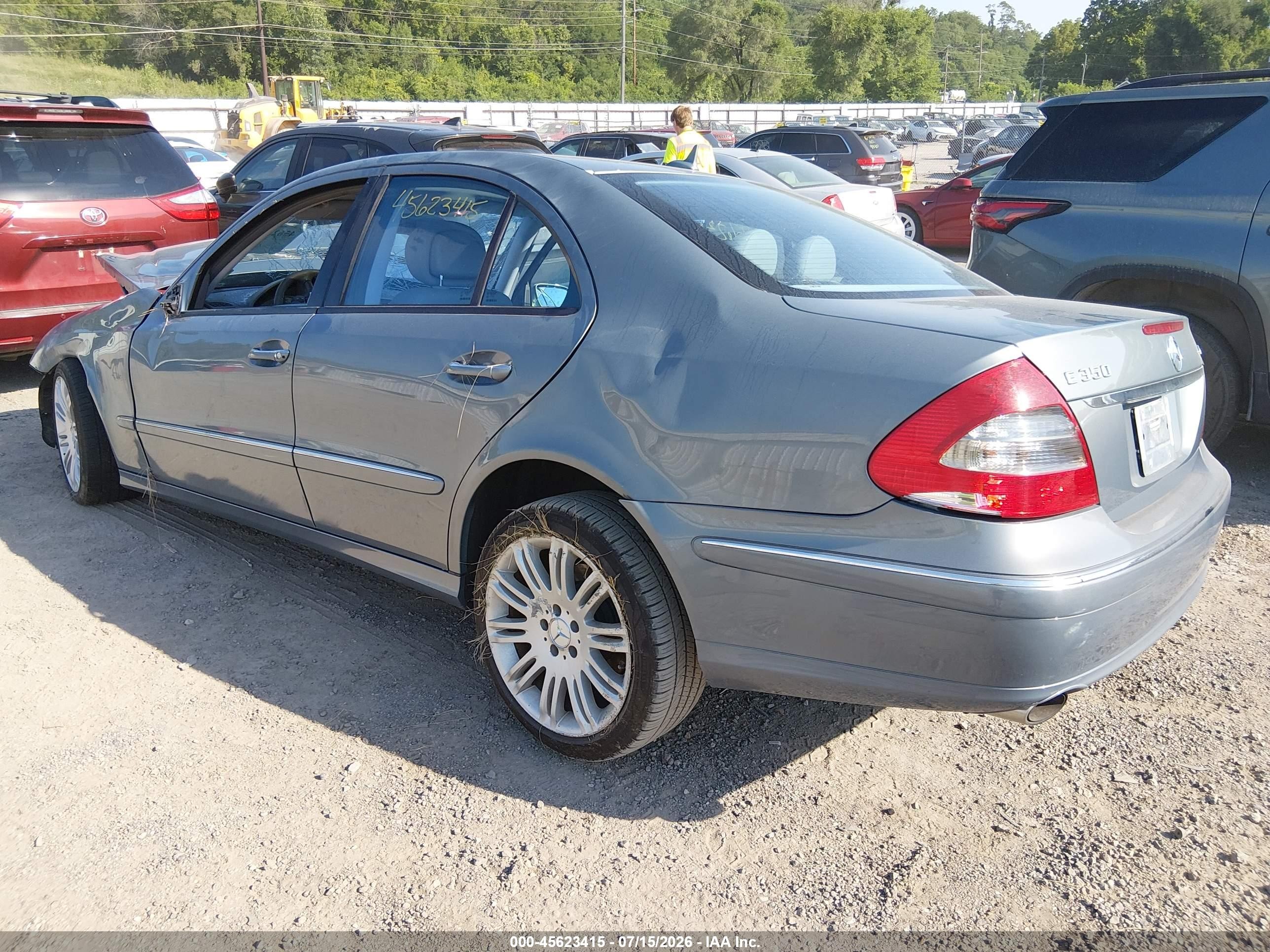 2007 Mercedes-benz E 350 4matic Синий vin: WDBUF87X57B154668